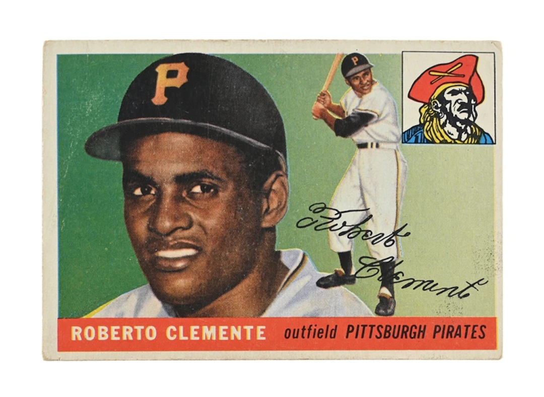 1955 TOPPS #164 ROBERTO CLEMENTE ROOKIE