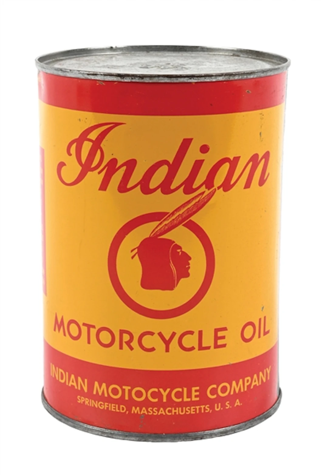 INDIAN MOTORCYCLE MOTOR OIL ONE QUART CAN