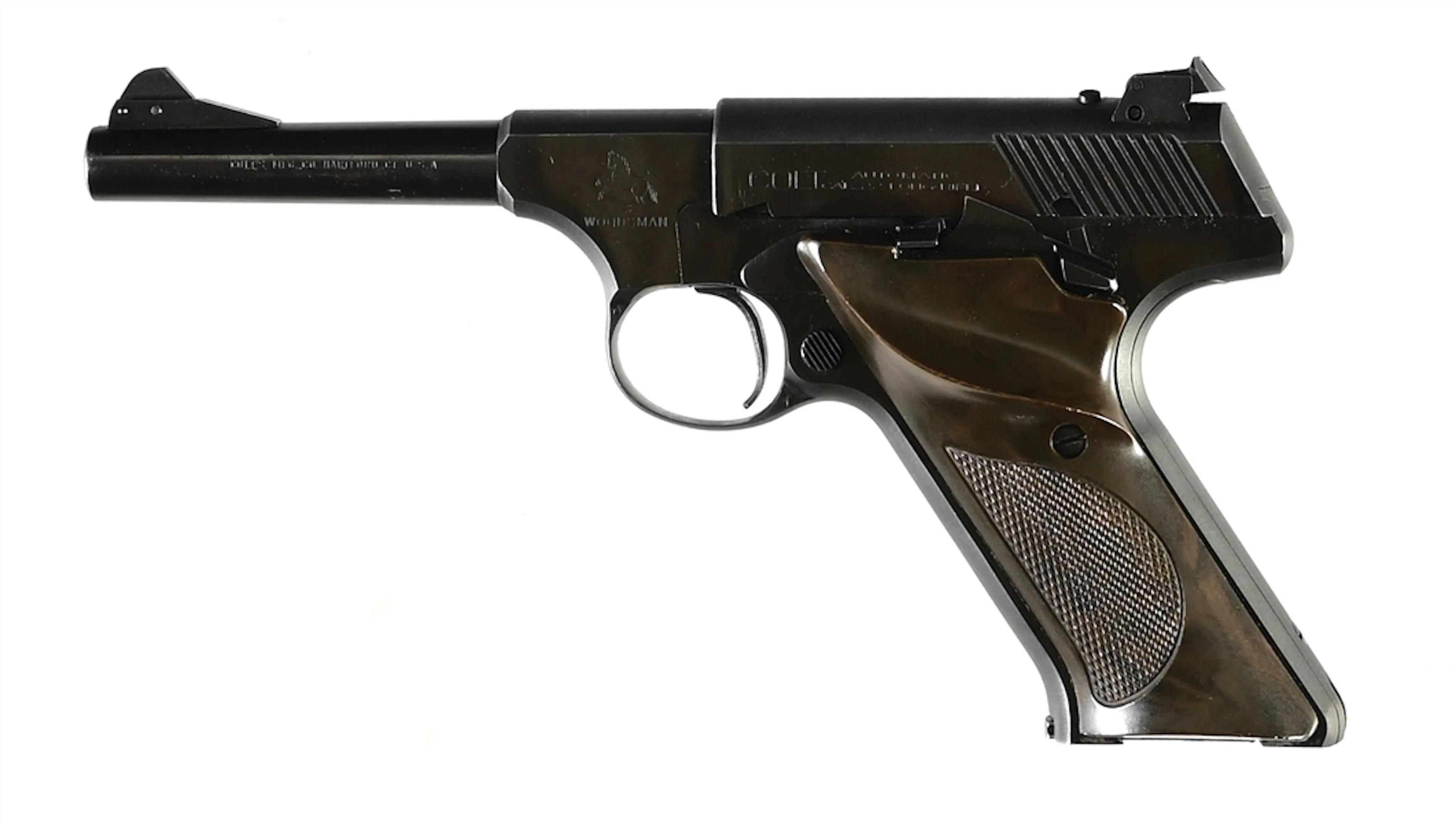 (C) COLT WOODSMAN SEMI-AUTOMATIC SPORT TARGET PISTOL.