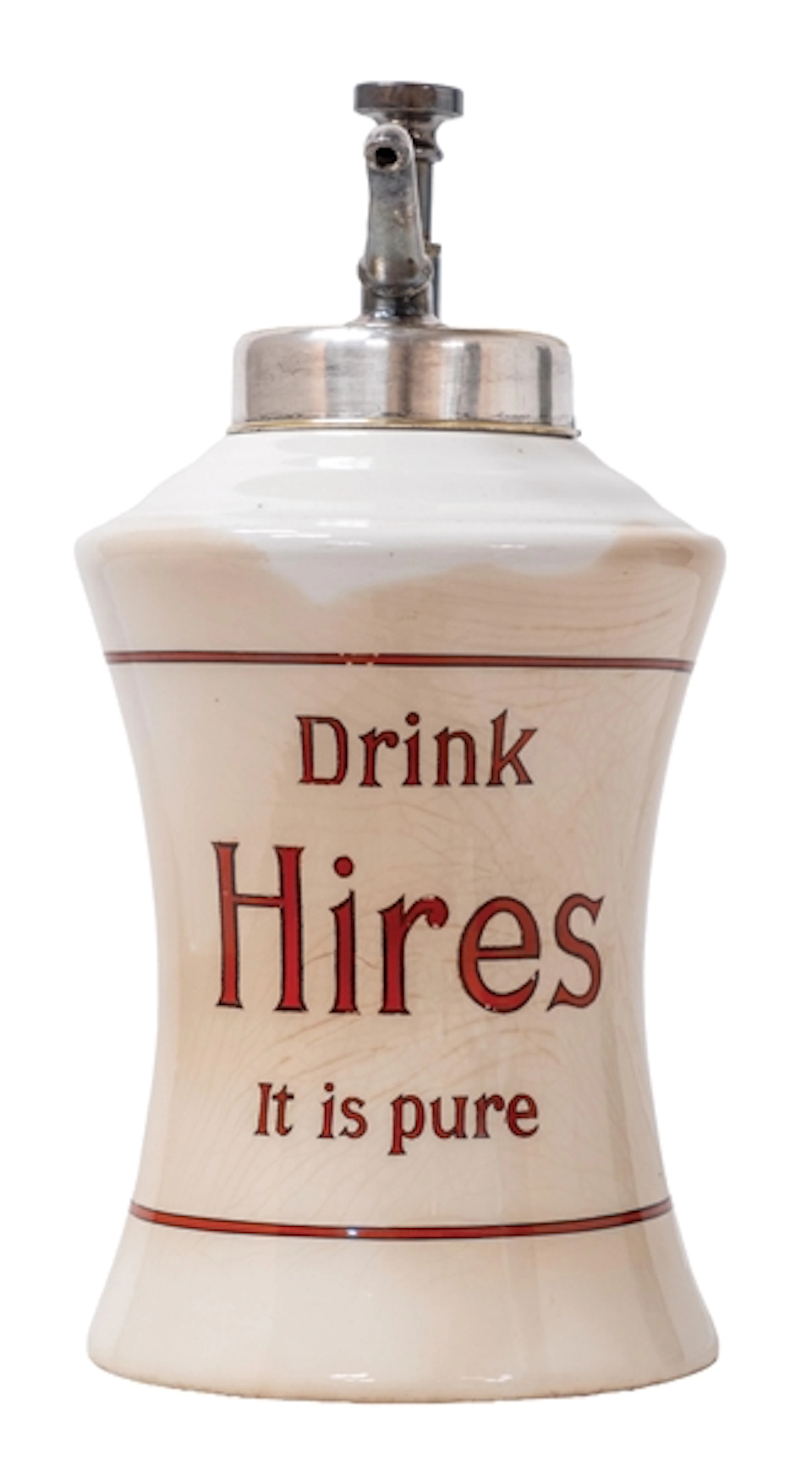 HOURGLASS HIRES ROOT BEER DISPENSER