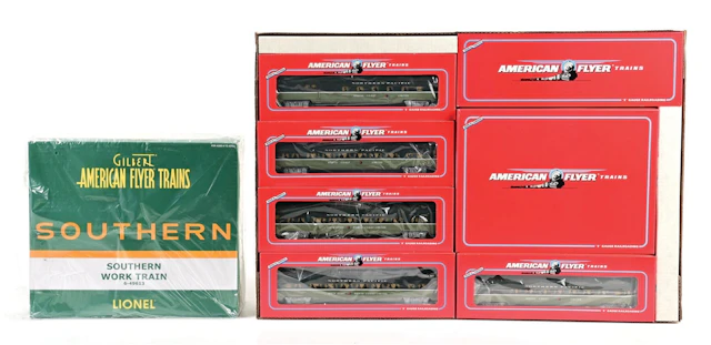 LOT OF 2: MODERN ERA AMERICAN FLYER S-GA. TRAIN SETS W/ ORIGINAL BOXES