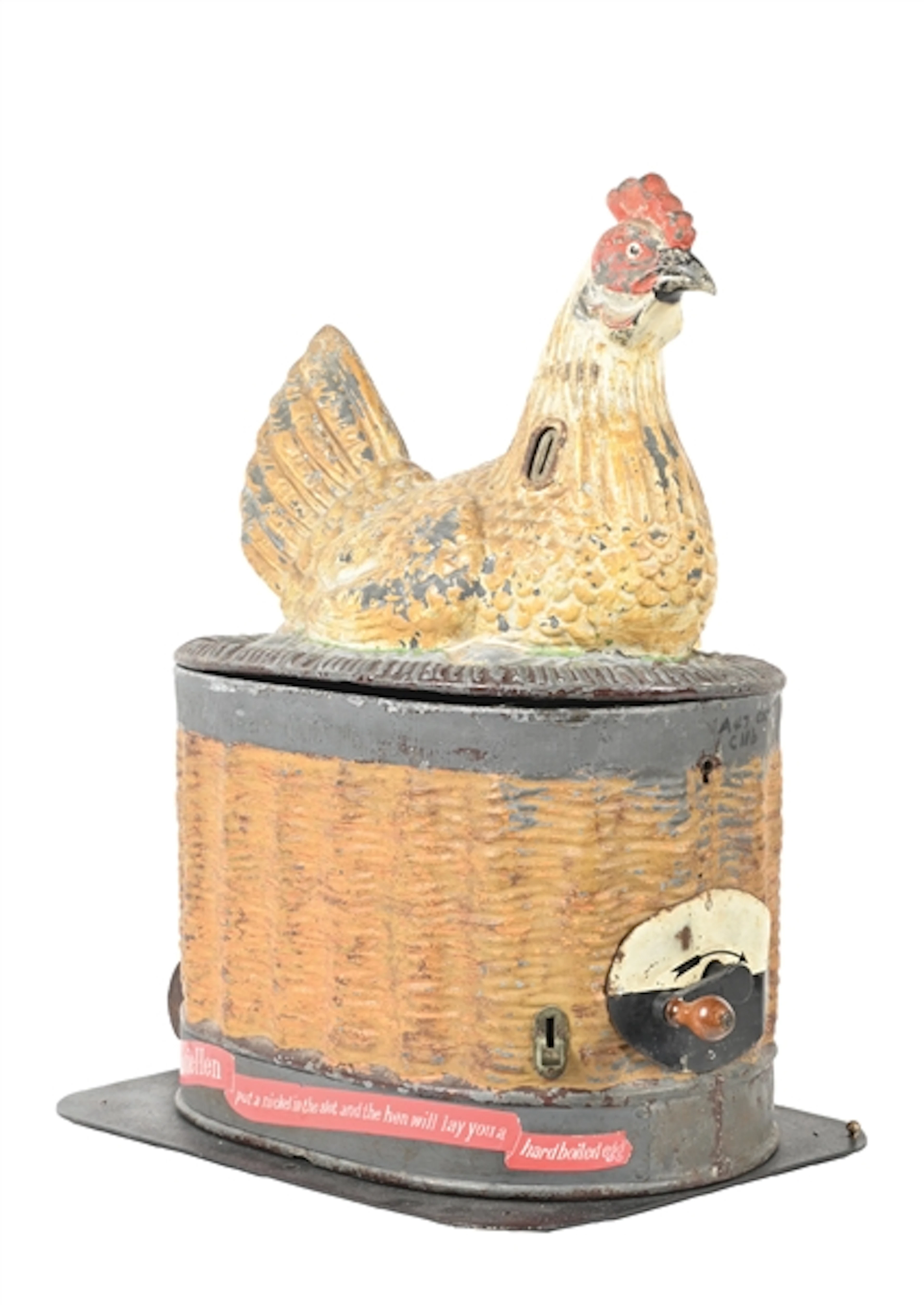 5¢ THE HEN WITH GOLDEN EGGS VENDING MACHINE