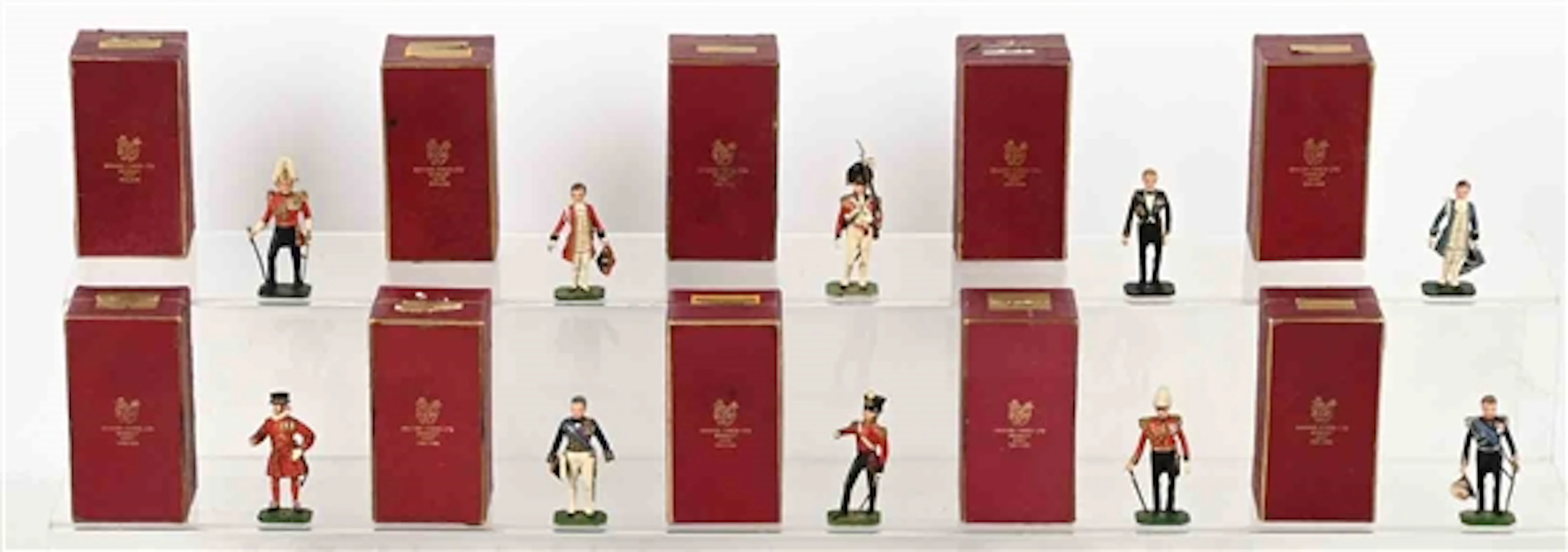 LOT OF 10: GRAHAM FARISH 54MM BOXED 1953 CORONATION FIGURES