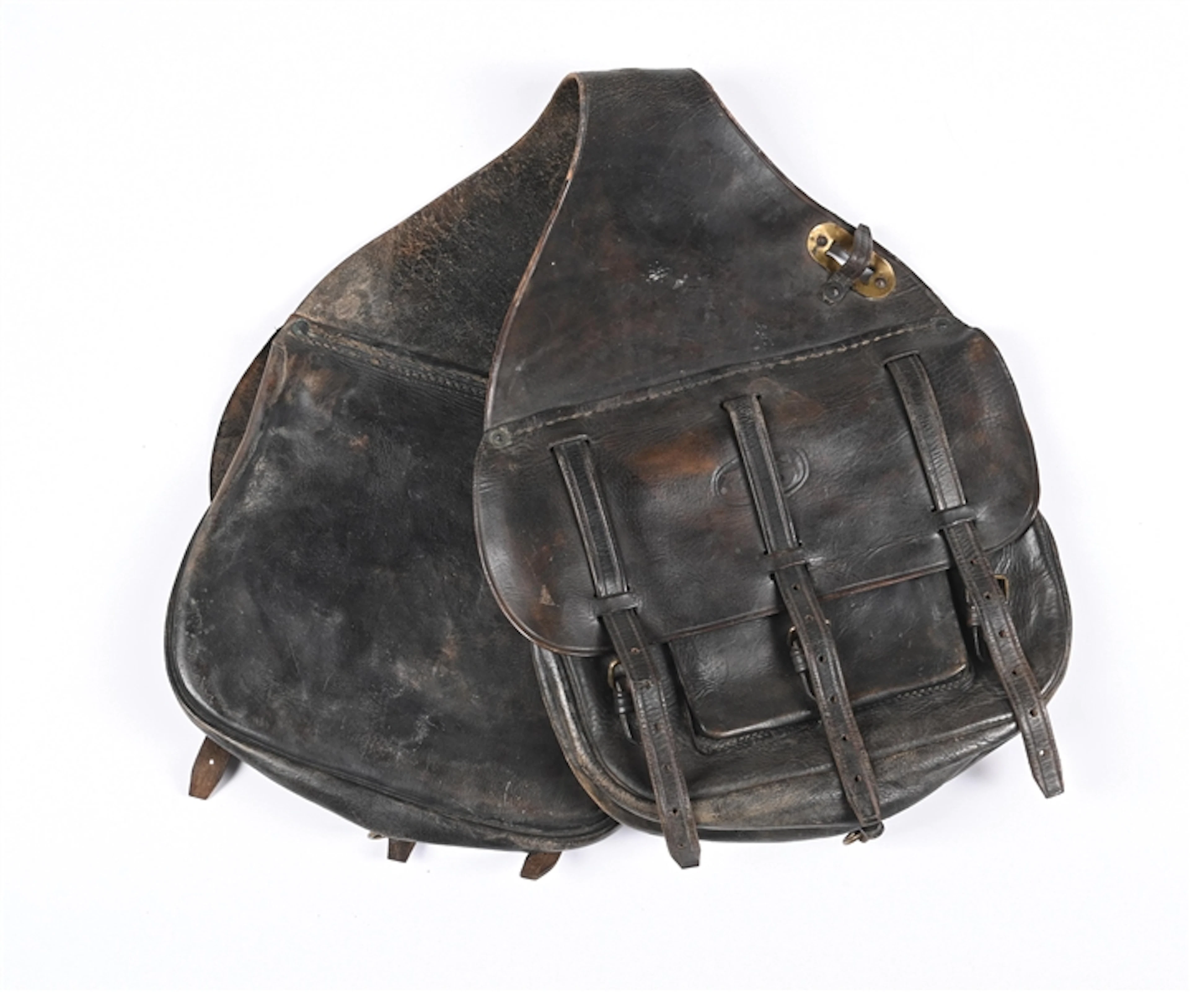 REENACTOR COPIES OF M1879 WHITMAN CAVALRY SADDLE BAGS
