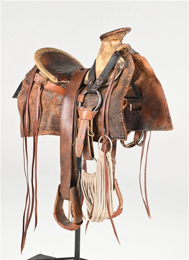 MGM BROWN MEXICAN LEATHER SADDLE