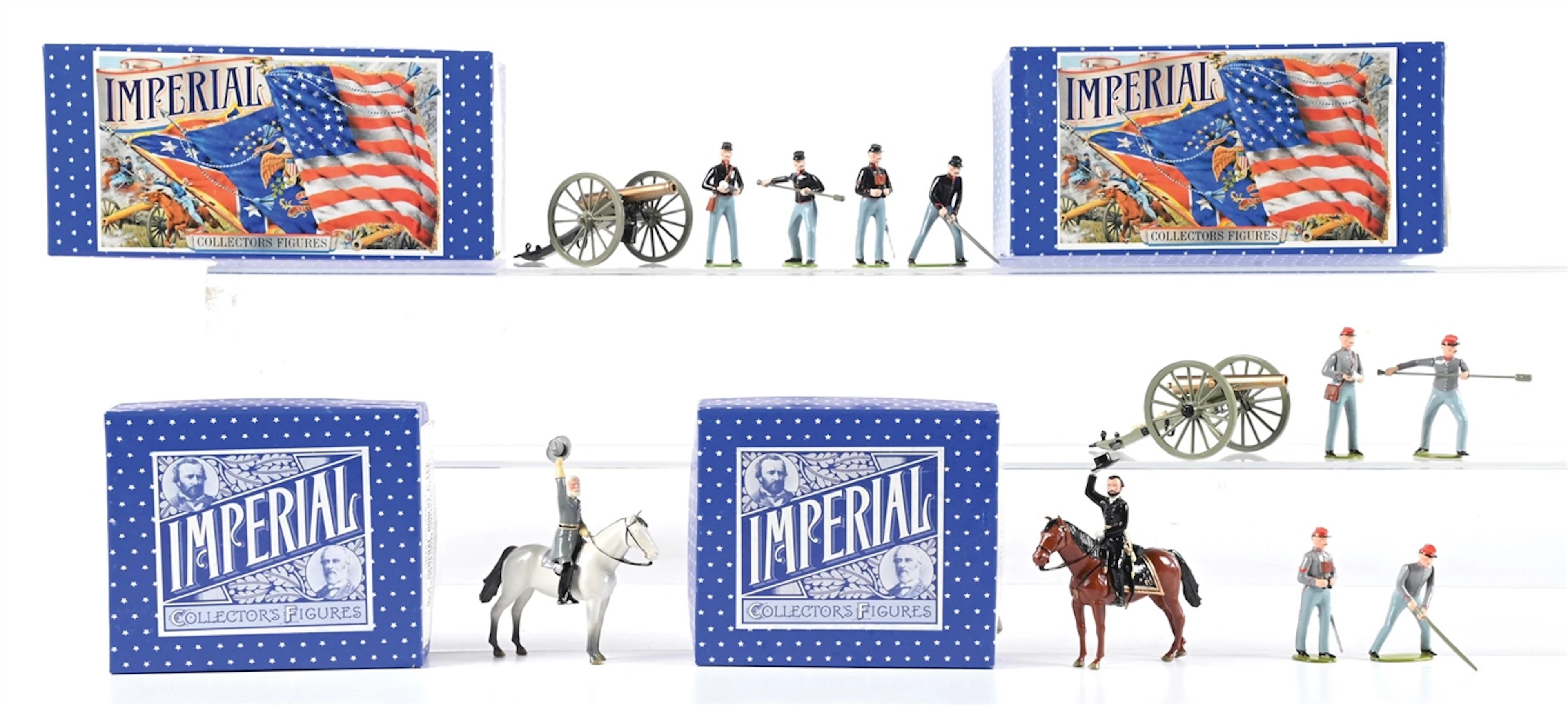 LOT OF 4: IMPERIAL CIVIL WAR TOY SOLDIER SETS IN ORIGINAL BOXES