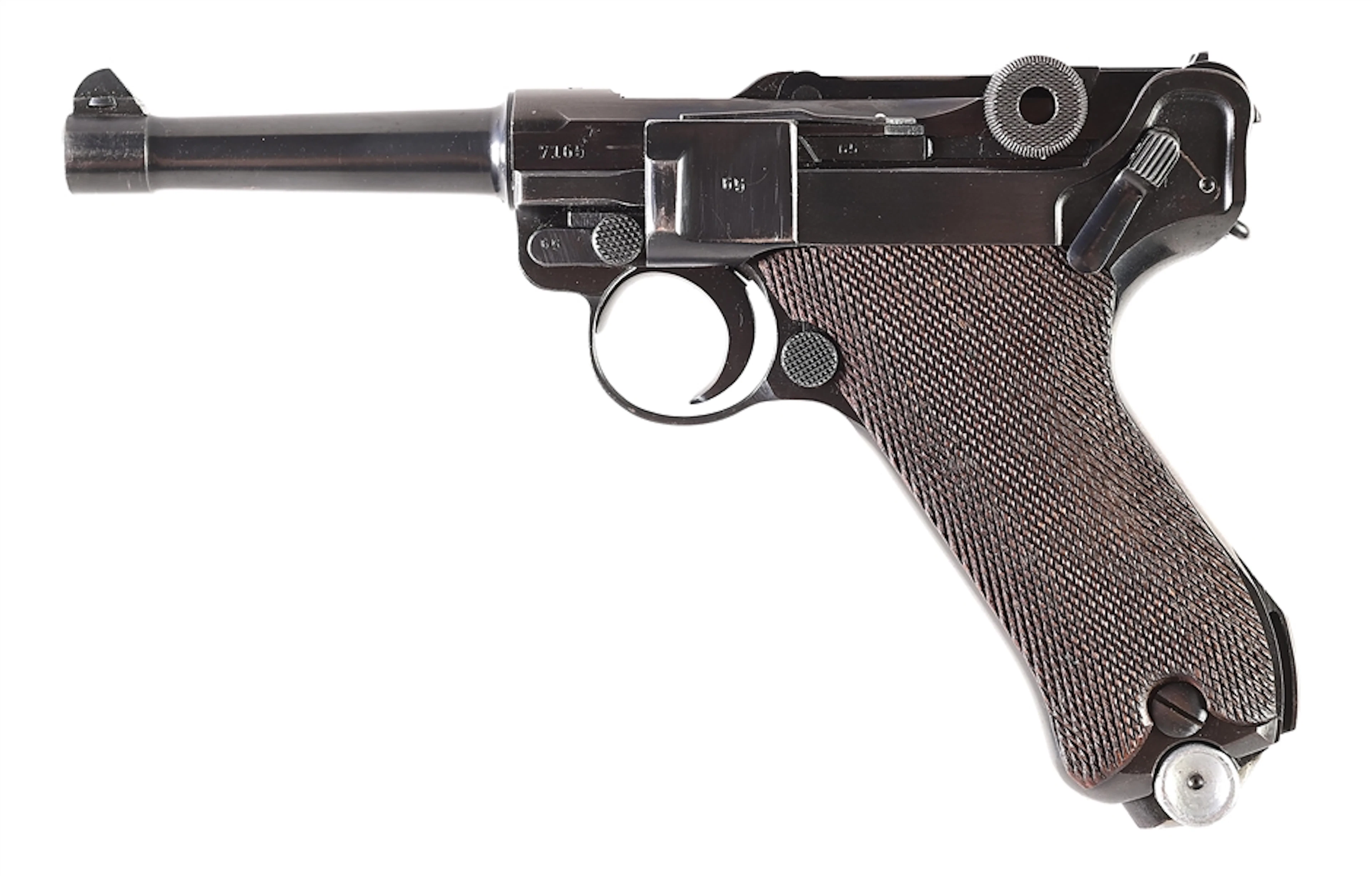 (C) EAGLE L POLICE MAUSER BANNER LUGER SEMI-AUTOMATIC PISTOL.