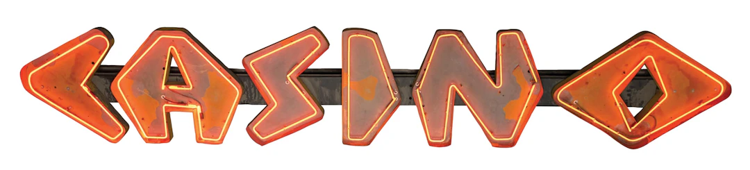 LARGE NEON CASINO SIGN