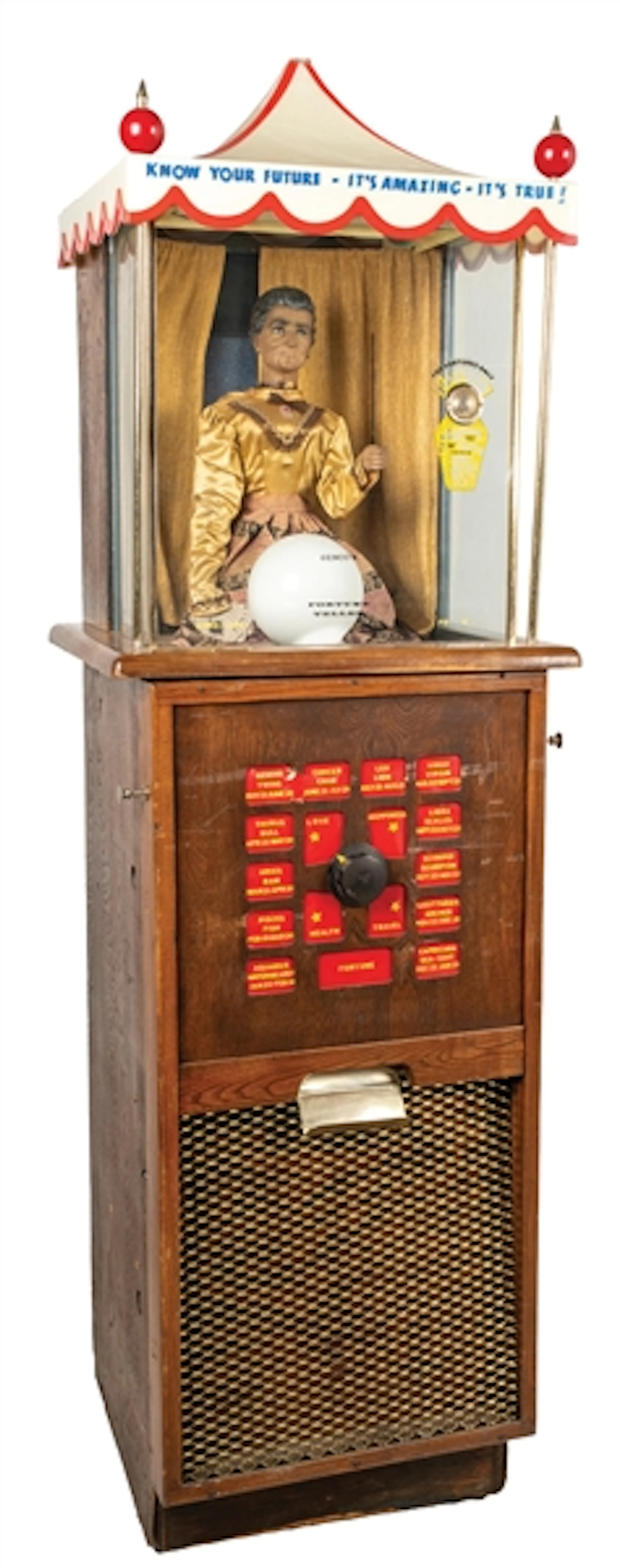 GENCO 10¢ HOROSCOPE GRANDMOTHER FORTUNE TELLER MACHINE
