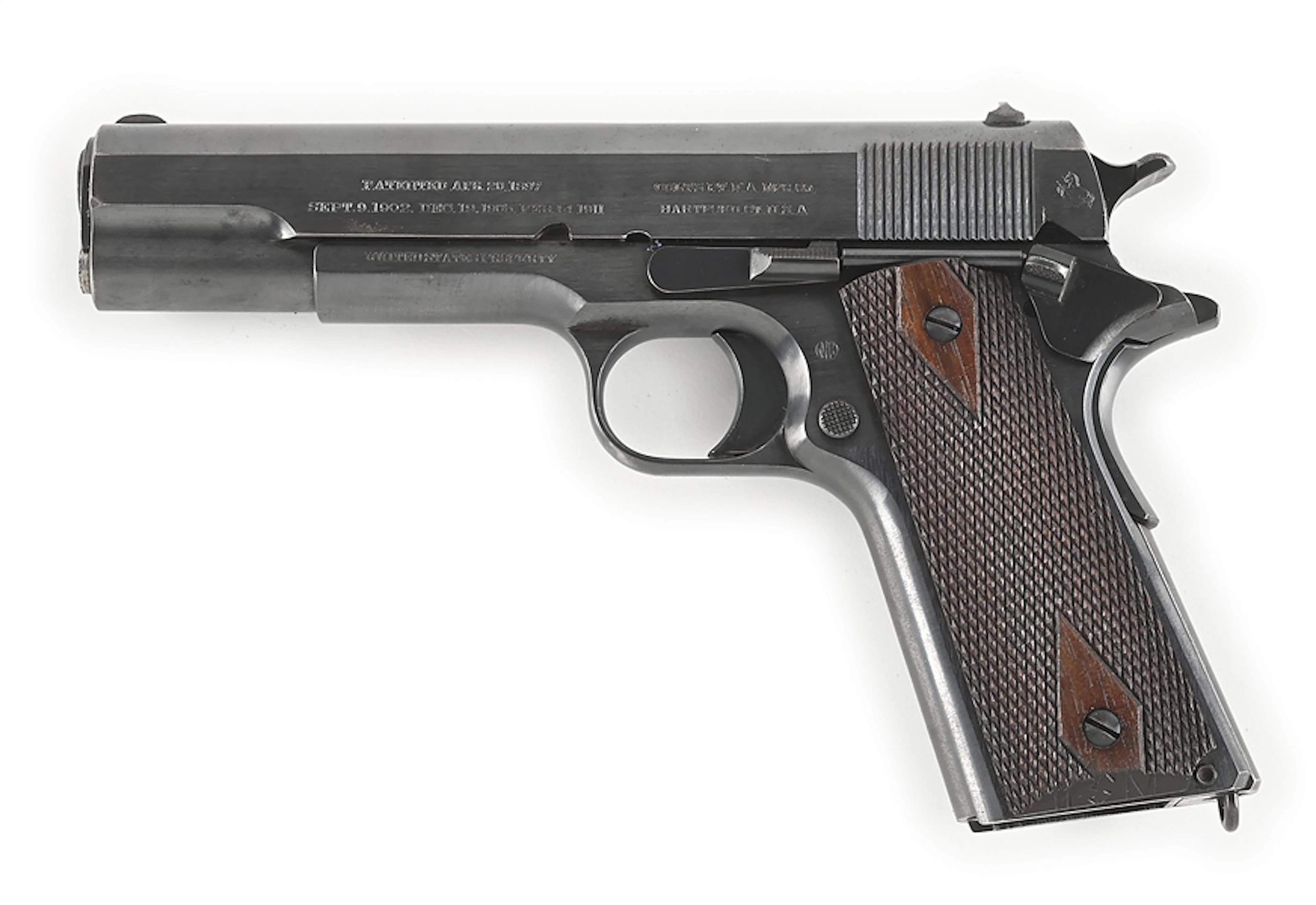 (C) COLT 1911 .45 ACP SEMI-AUTOMATIC PISTOL WITH FACTORY AND GAHIMER LETTERS.