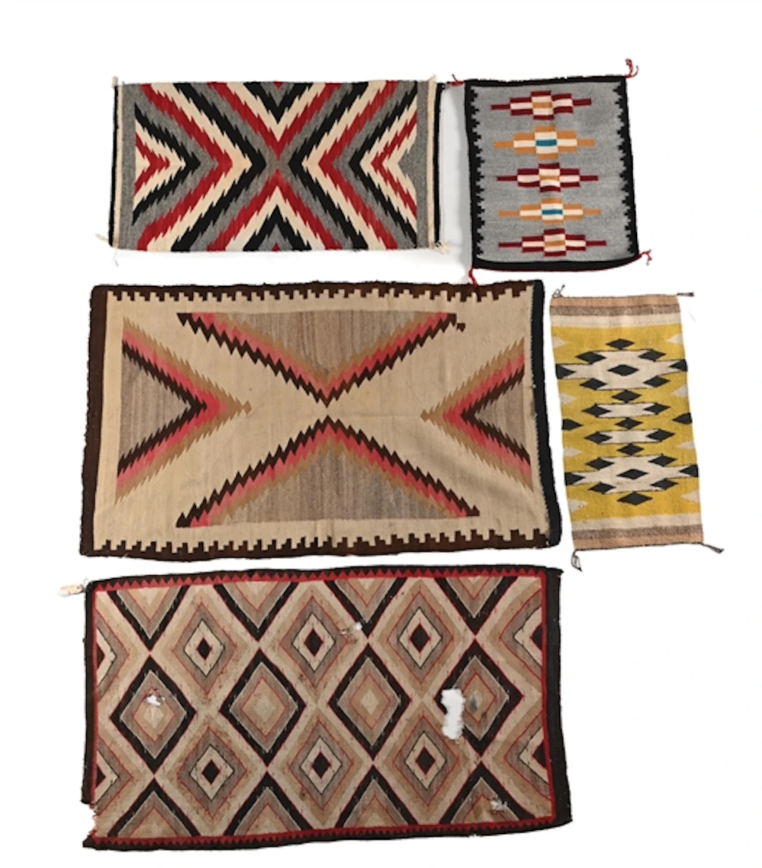 LOT OF 5: NAVAJO WEAVINGS