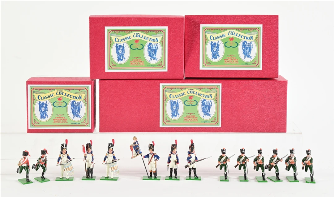LOT OF 4: TROPHY MINIATURES NAPOLEONIC WARS