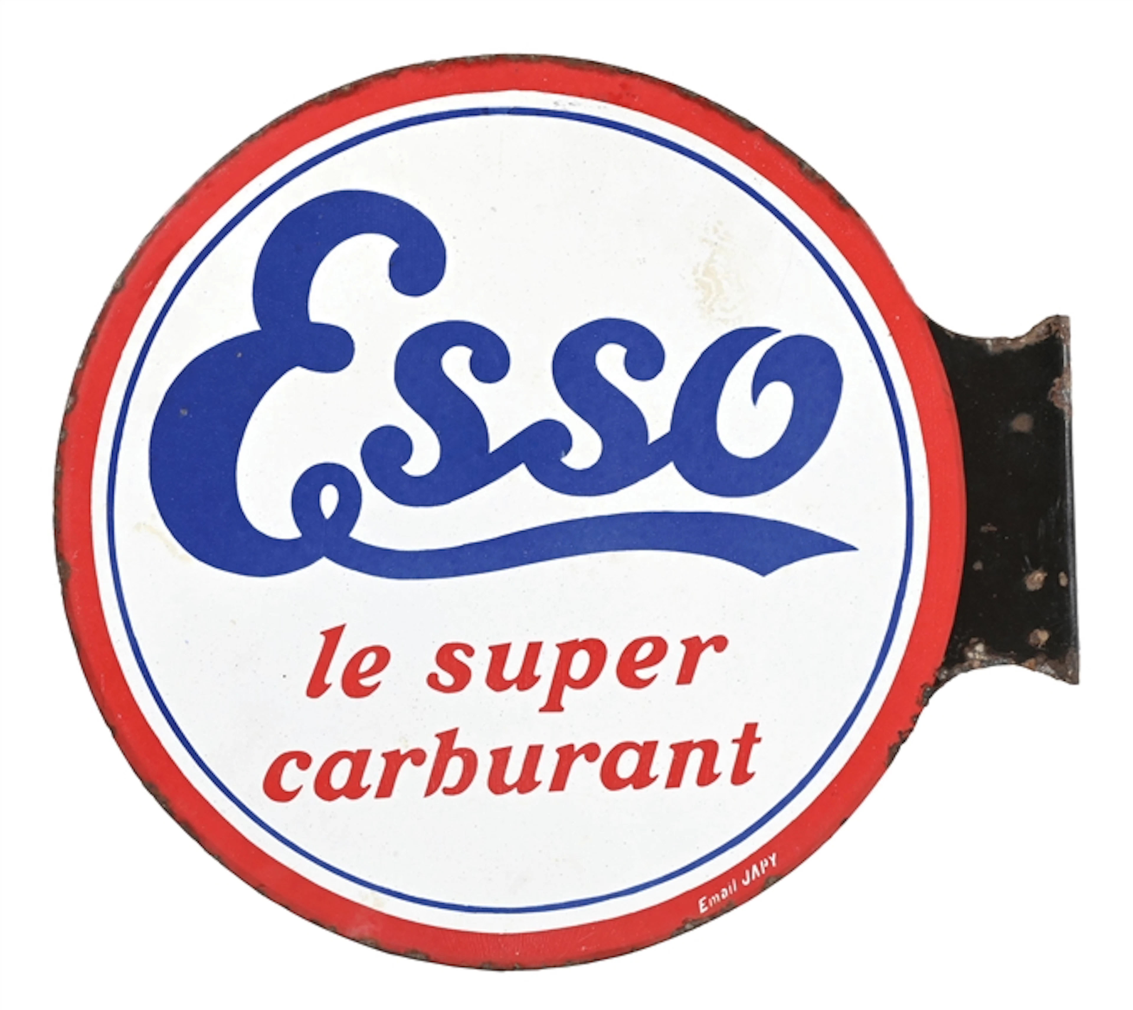 ESSO PORCELAIN FLANGE SIGN