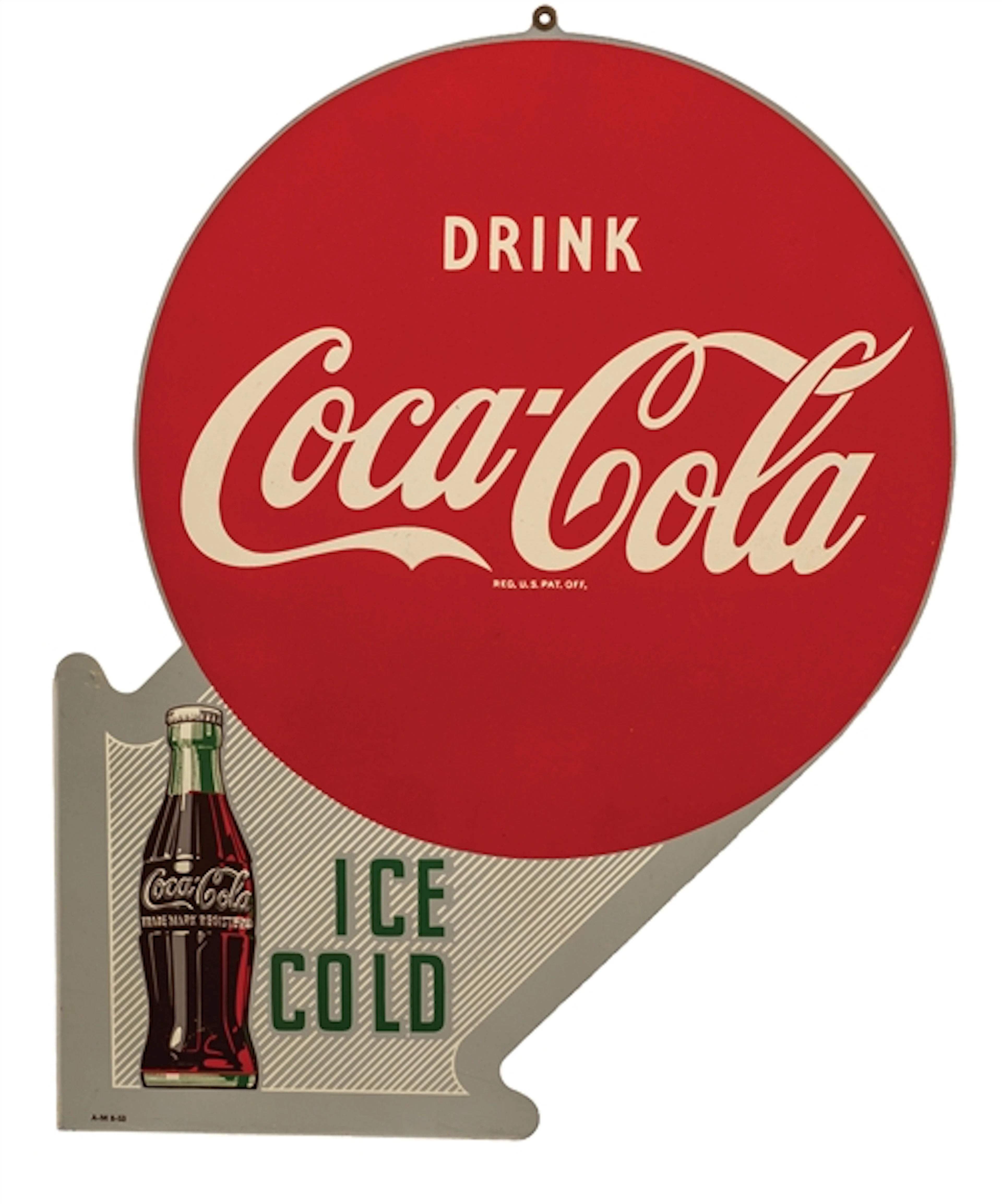 NOS COCA-COLA FLANGE SIGN