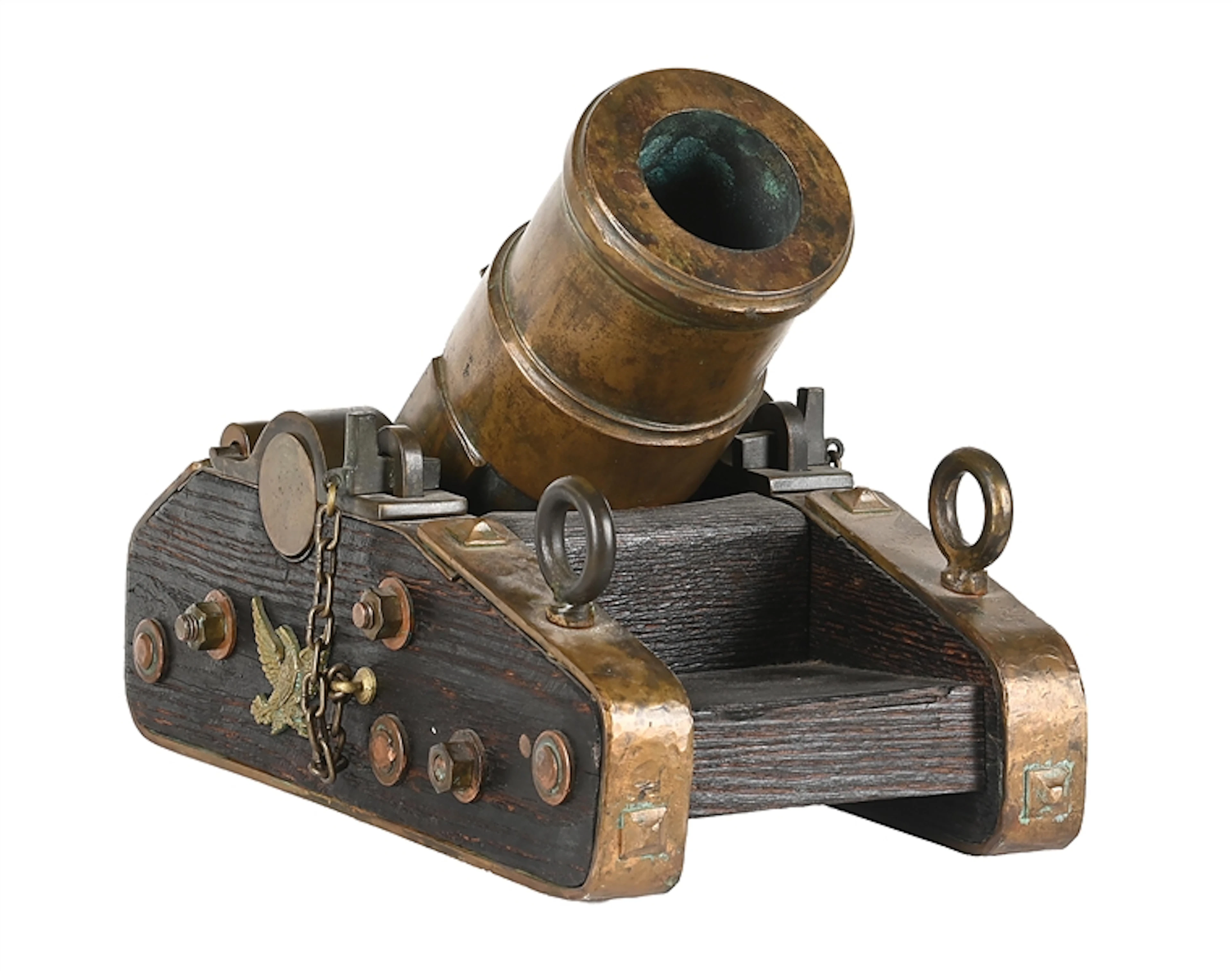 REPLICA U.S. MODEL 1841 BRONZE MORTAR