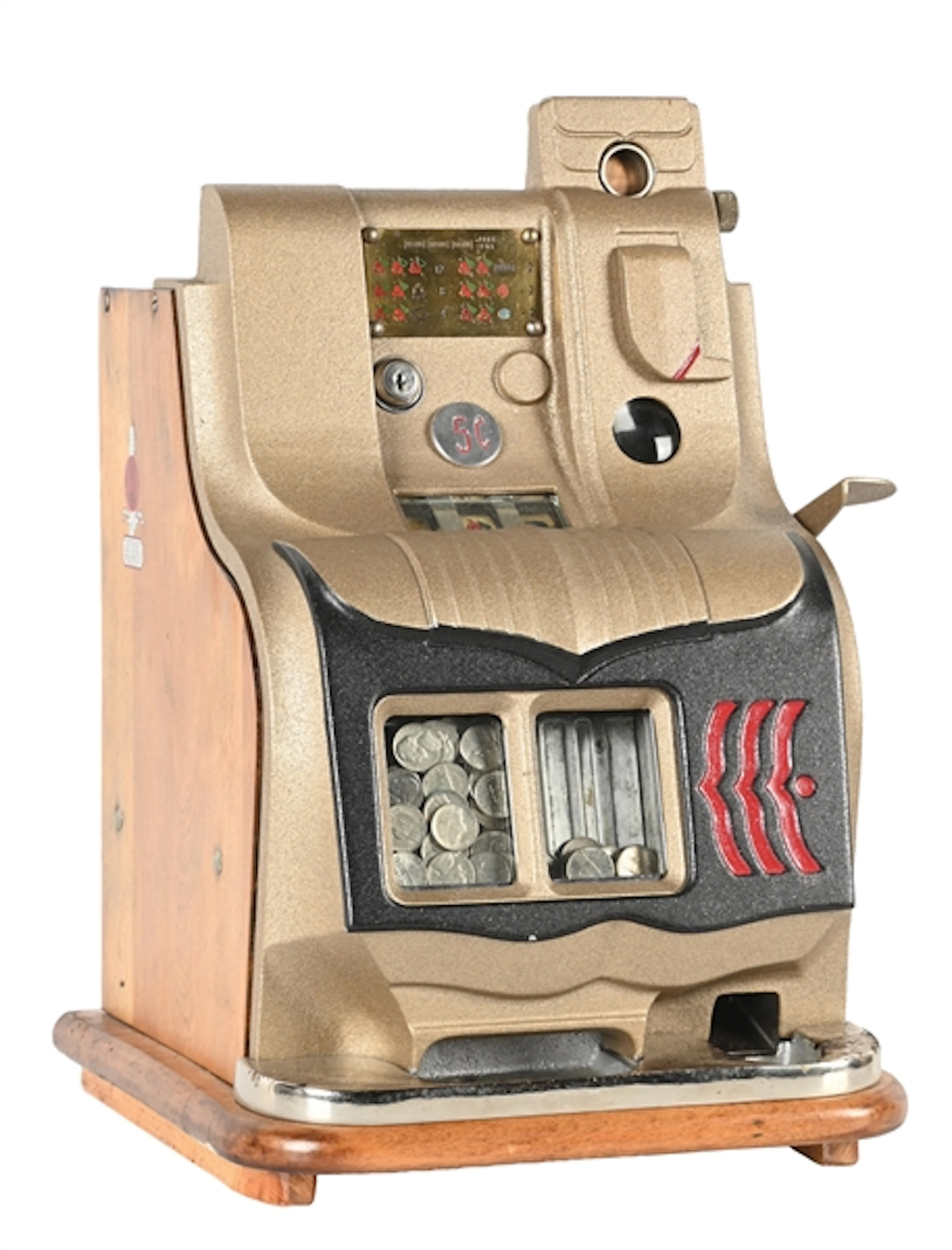 5¢ MILLS NOVELTY CO. QT SLOT MACHINE