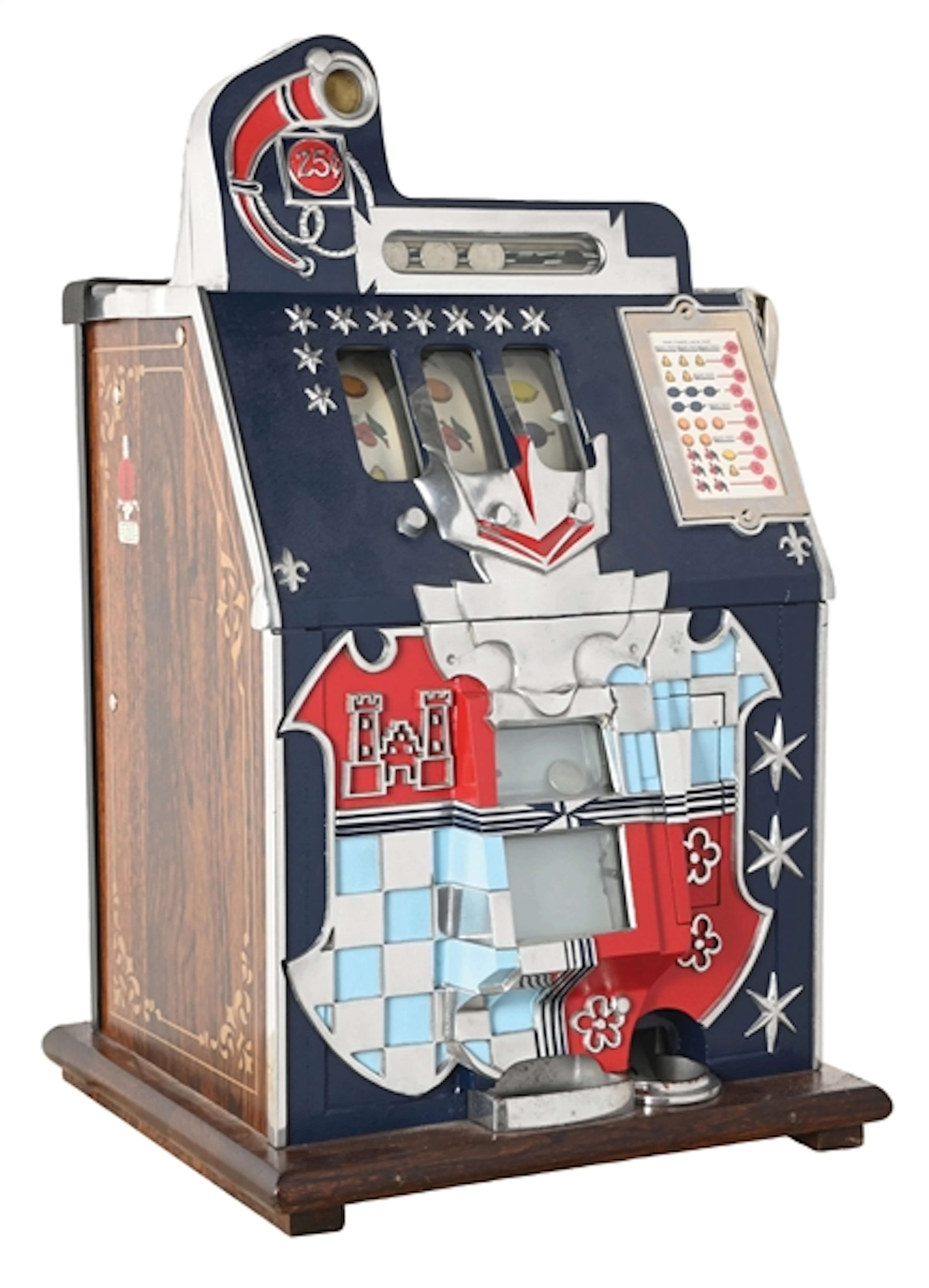 25¢ MILLS NOVELTY CO. CASTLE FRONT SLOT MACHINE