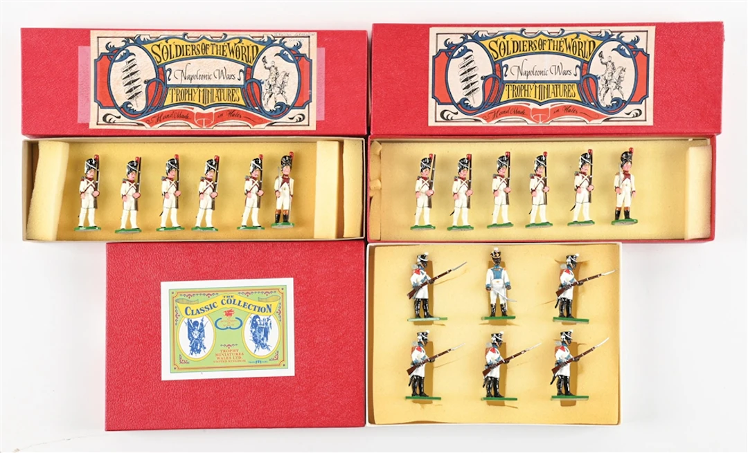 LOT OF 3: TROPHY NAPOLEONIC SETS IN BOXES