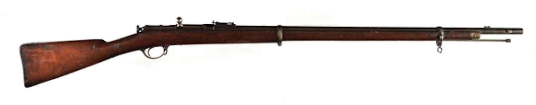 (A) RUSSIAN TULA M1870 BERDAN II BOLT ACTION RIFLE.