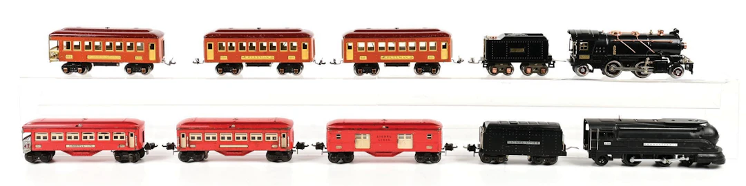 LOT OF 2: PRE-WAR LIONEL O-GA. NO. 238 & NO. 262 STEAM LOCOMOTIVE