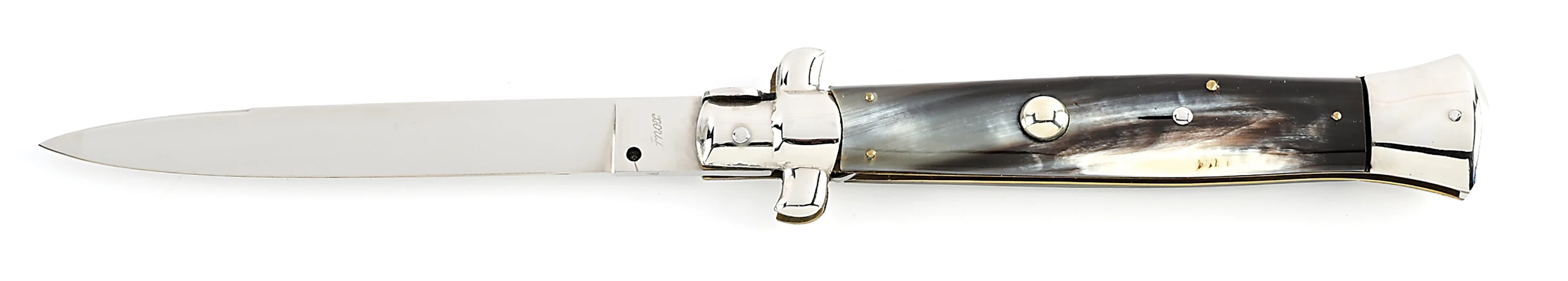 C. 1970S-80S ROSTFREI ITALIAN STILETTO SWIVEL BOLSTER SWITCHBLADE