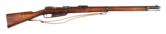 (A) LOEWE MODEL 1888 COMMISSION BOLT ACTION RIFLE.