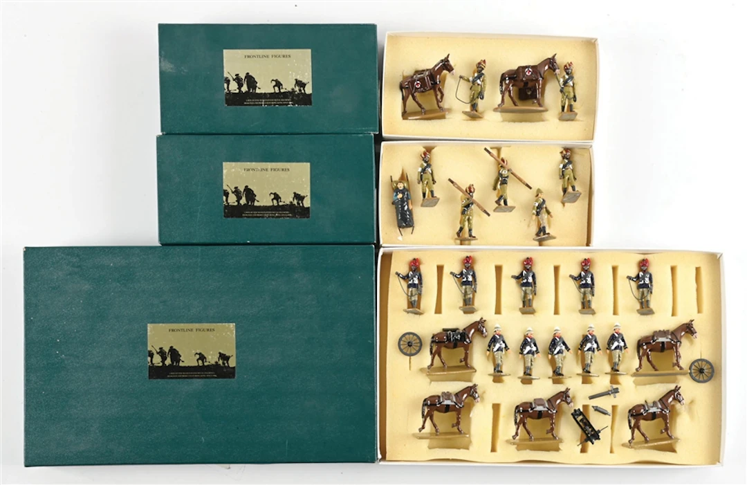 LOT OF 3: FRONTLINE BRITISH INDIAN ARMY SETS IN BOXES