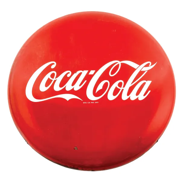 48" COCA-COLA BUTTON SIGN