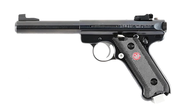 (M) RUGER MARK III TARGET SEMI-AUTOMATIC PISTOL WITH CASE