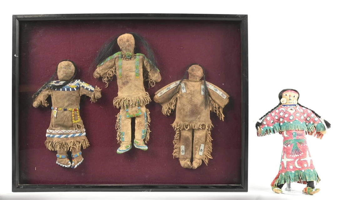LOT OF 4: PLAINS DOLLS