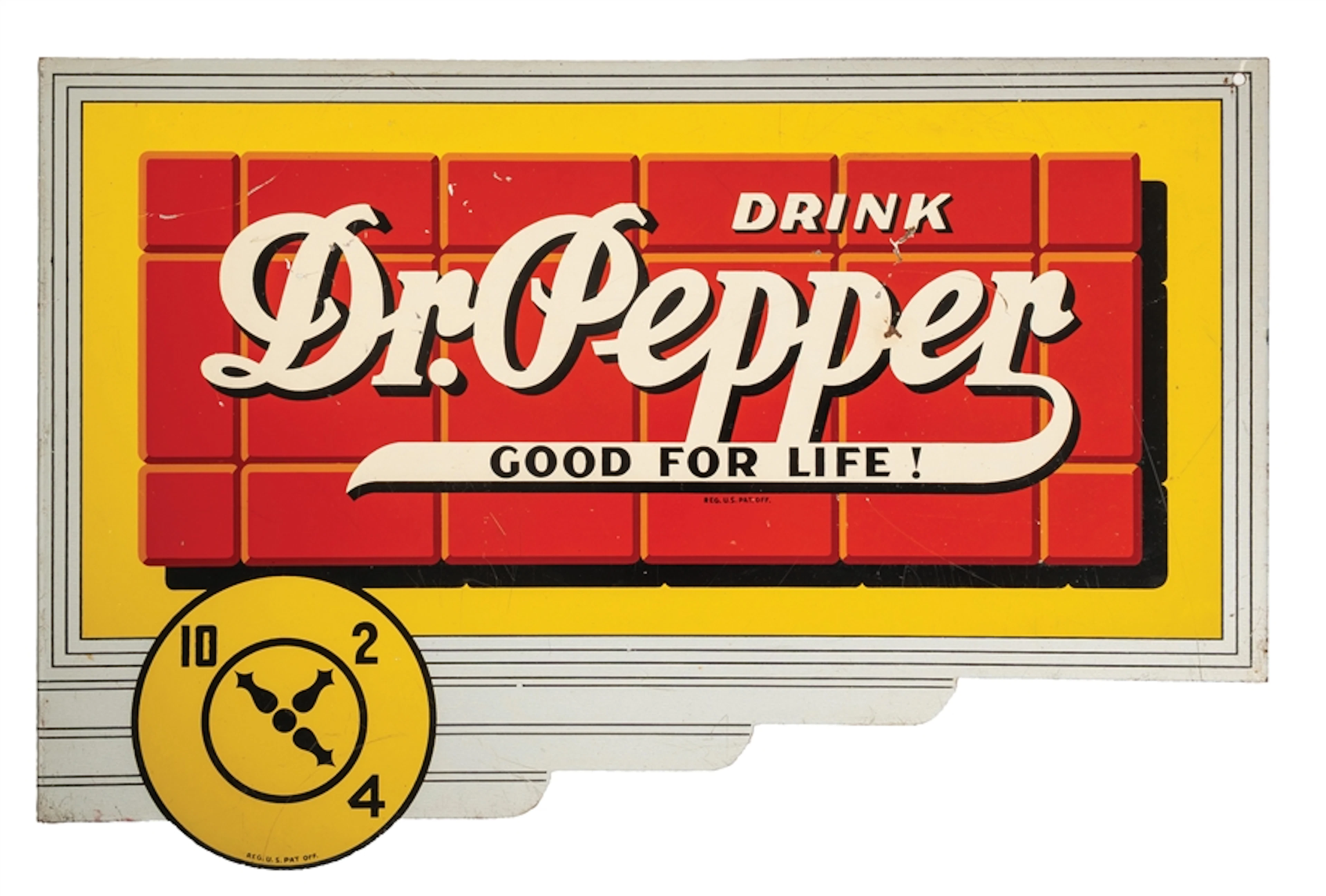 DR. PEPPER HISTORIC DRINK TIME FLANGE