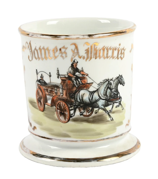 FIREMAN'S SHAVING MUG