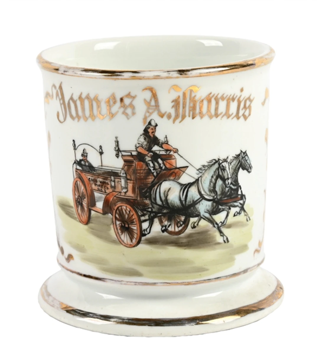 FIREMAN'S SHAVING MUG