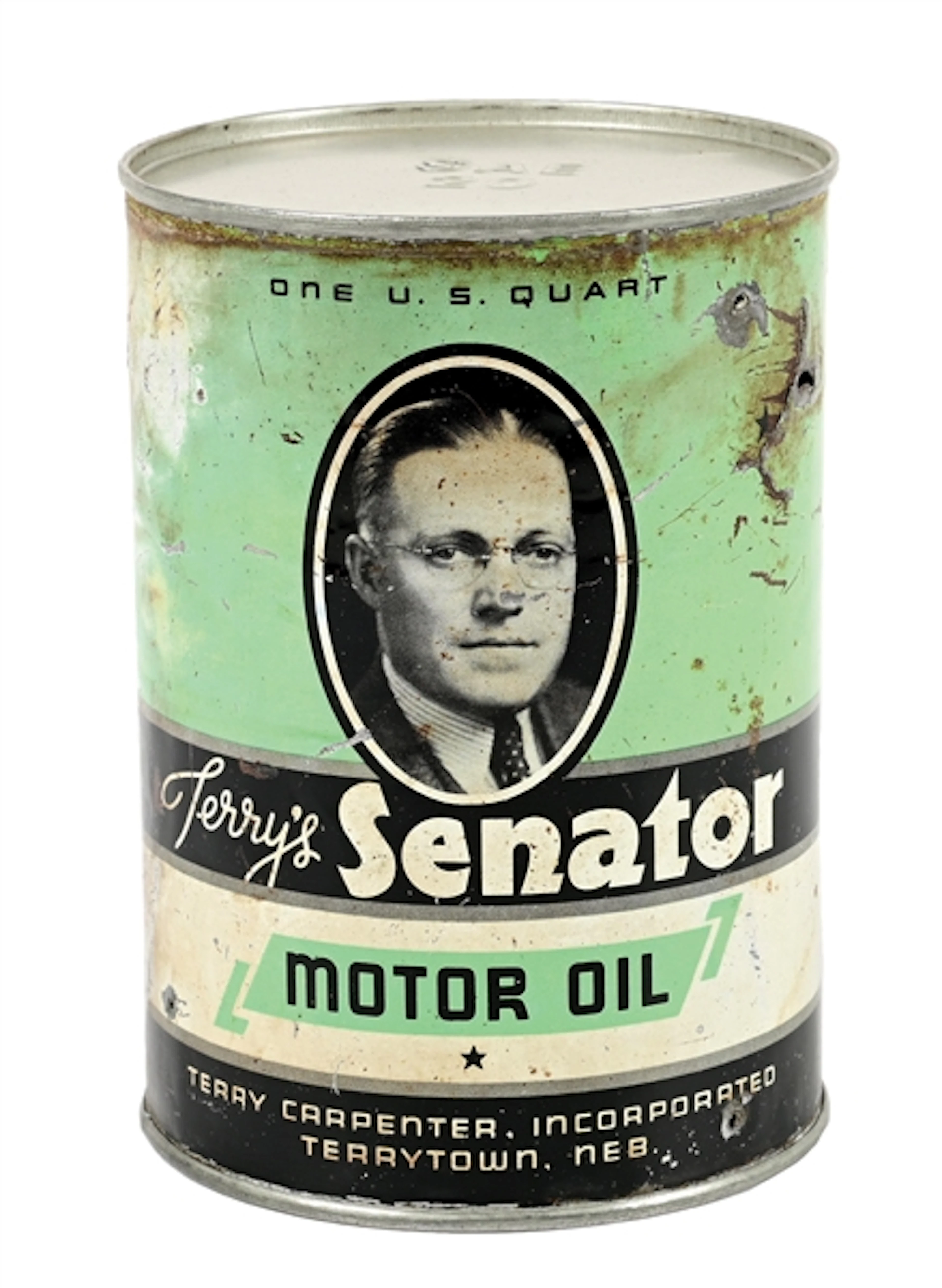 TERRYS SENATOR MOTOR OIL ONE QUART CAN