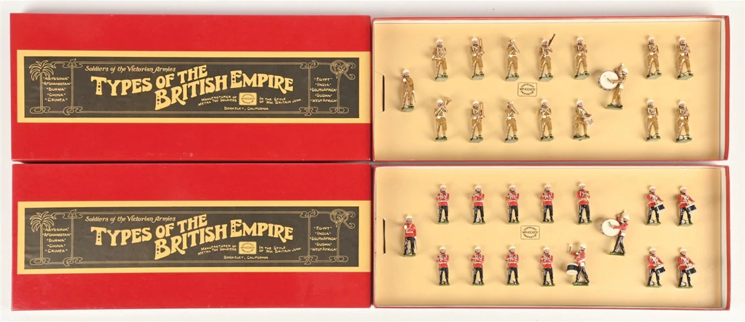 LOT OF 2: WM. HOCKER TYPES OF THE BRITISH EMPIRE SETS IN BOXES