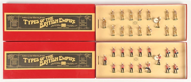 LOT OF 2: WM. HOCKER TYPES OF THE BRITISH EMPIRE SETS IN BOXES