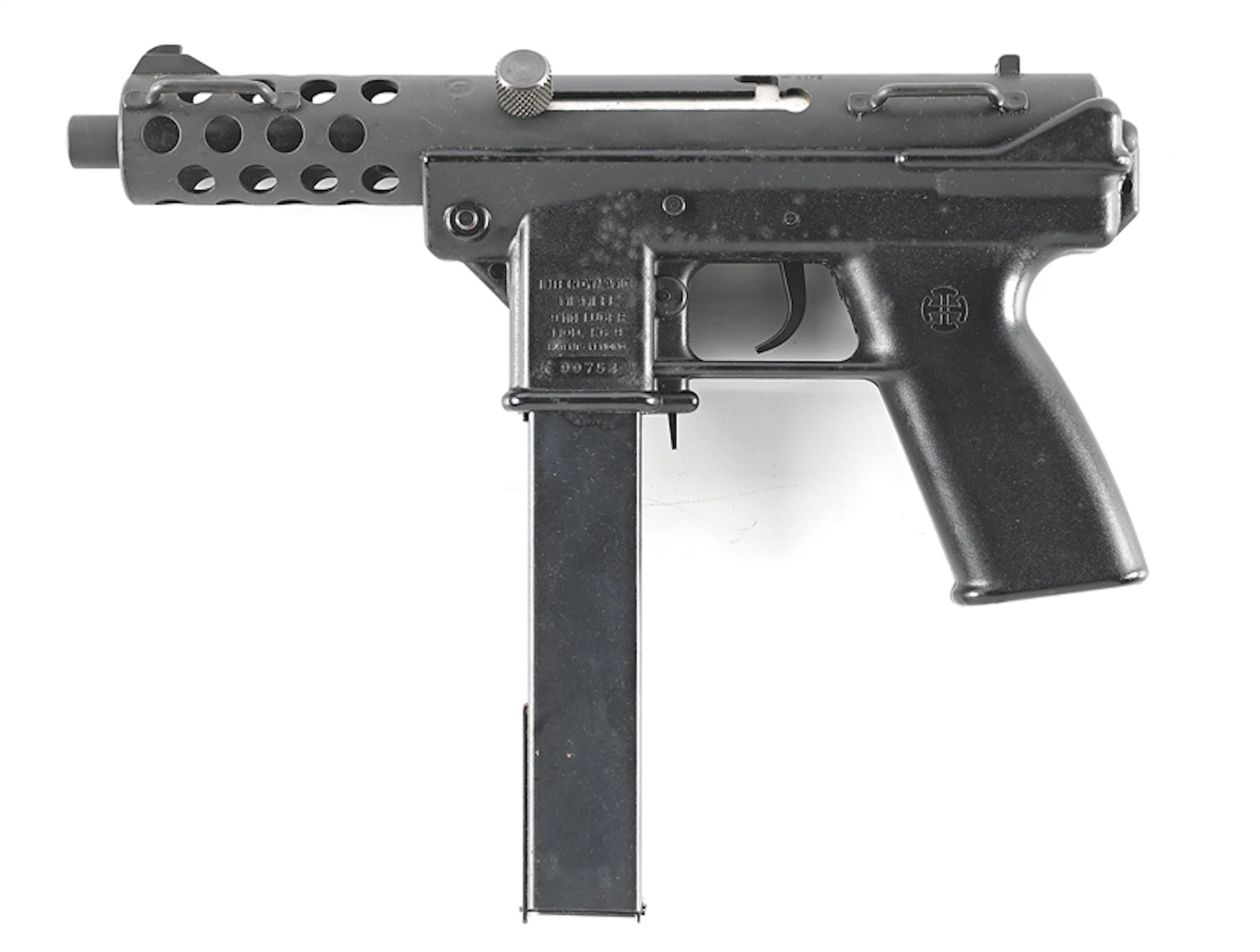 (M) PRE-BAN OPEN BOLT INTERDYNAMIC KG-9 SEMI-AUTOMATIC PISTOL.