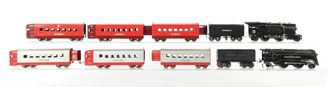 LOT OF 2: PRE-WAR LIONEL O-GA. UNCATALOGED STEAM PASSENGER SETS