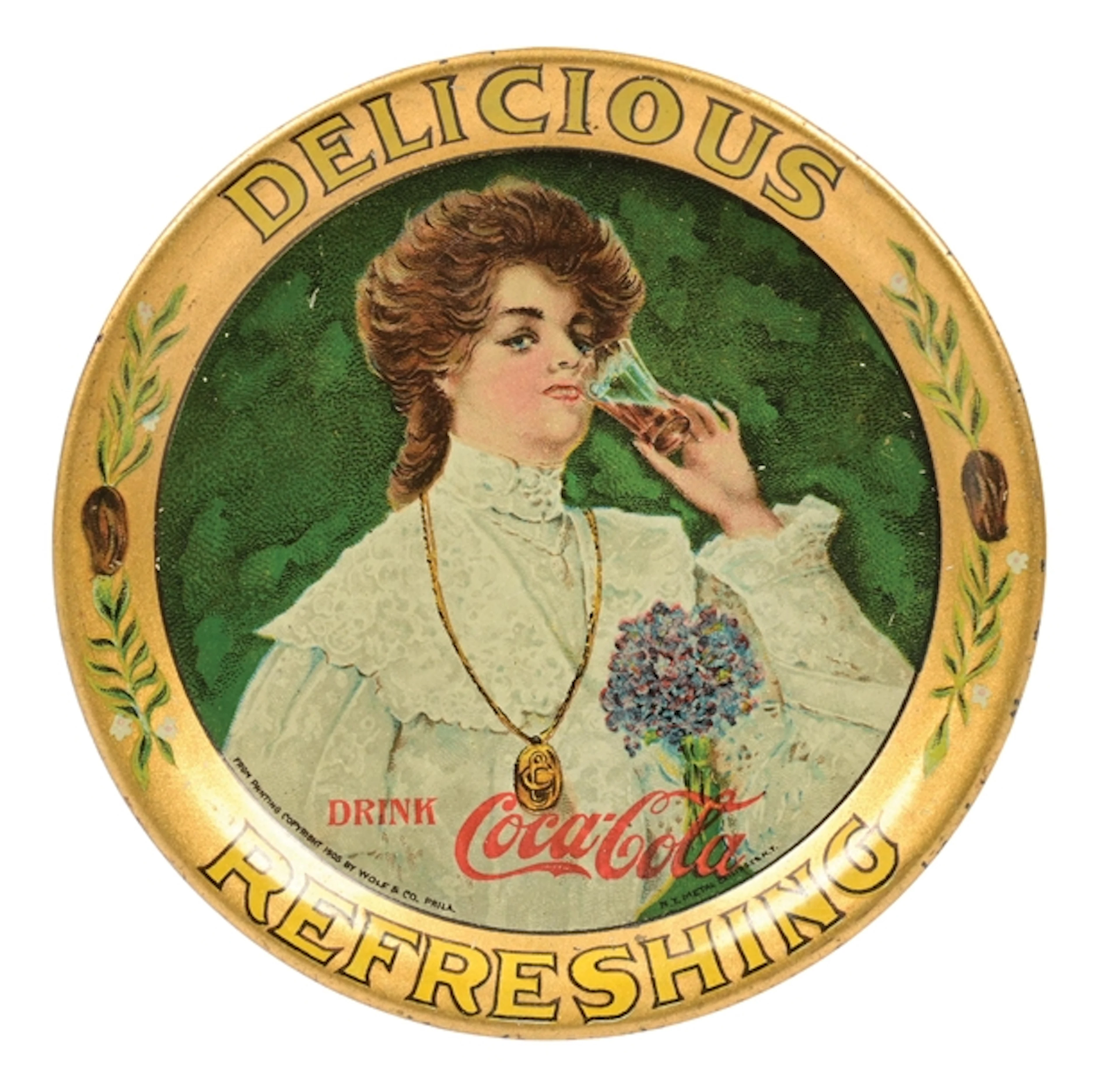 1906 COCA-COLA TIP TRAY