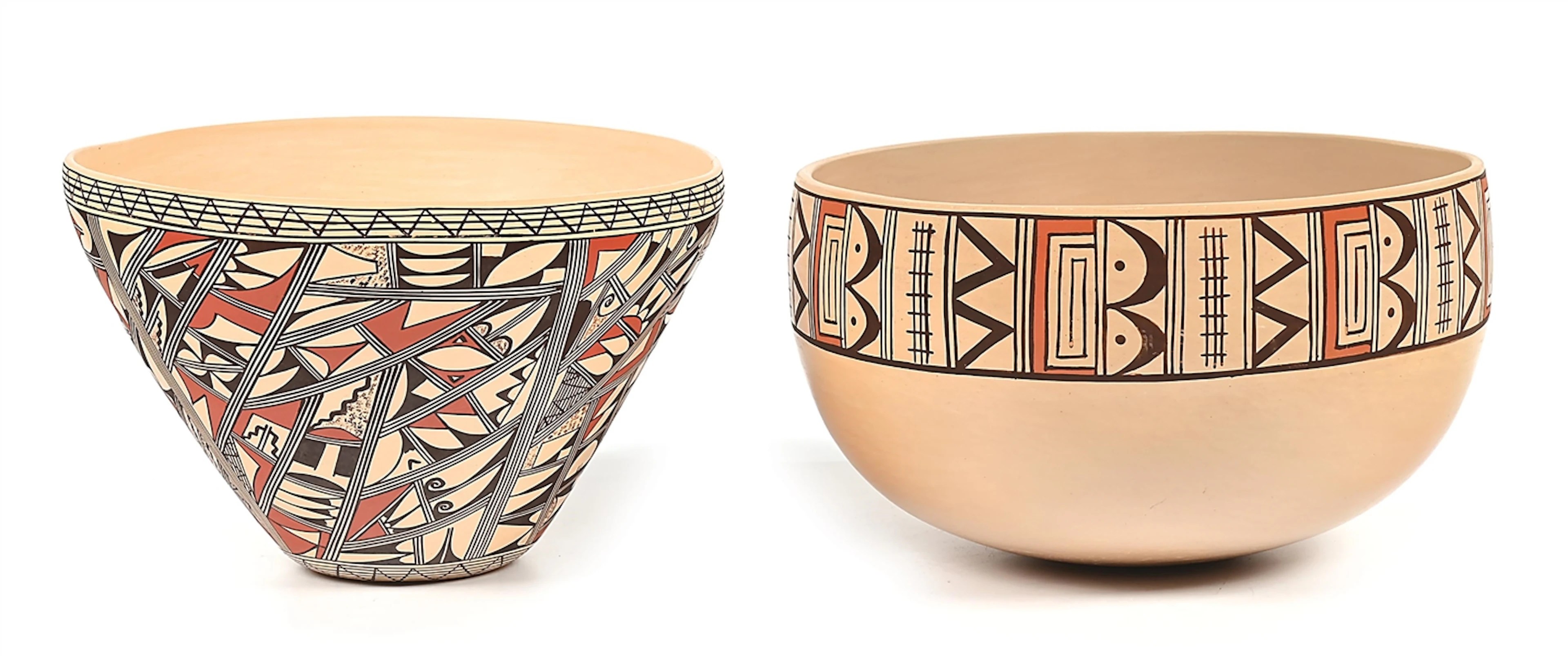 LOT OF 2: HOPI (HOPISINOM) BOWLS