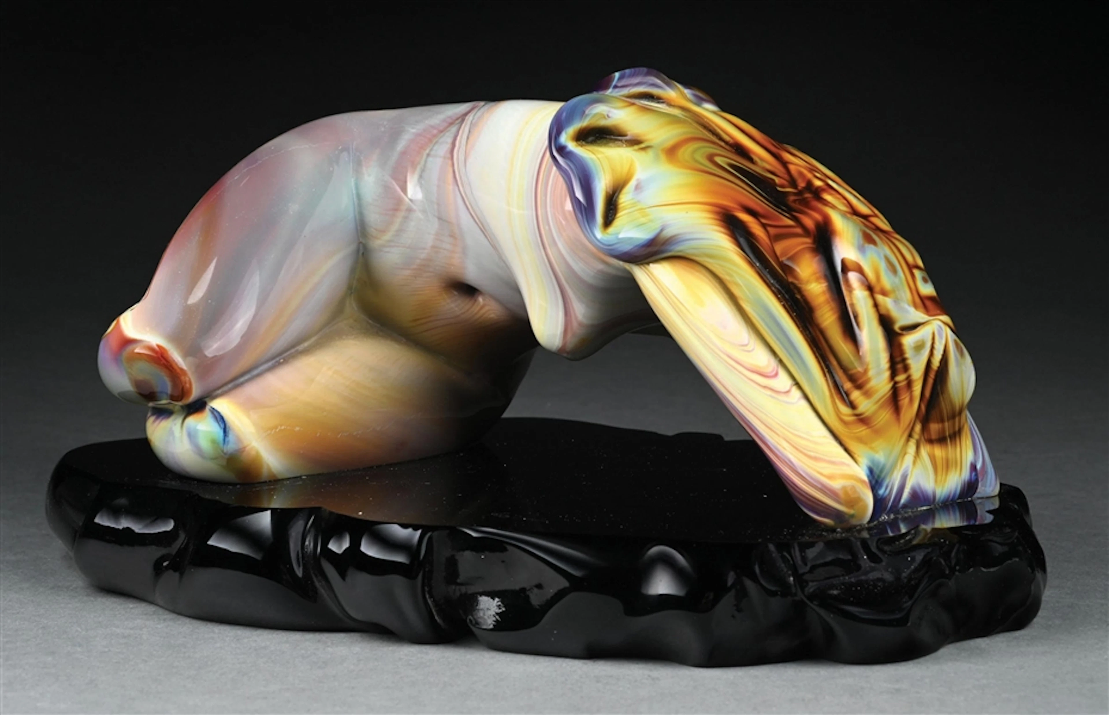DINO ROSIN MURANO NUDE GLASS SCULPTURE