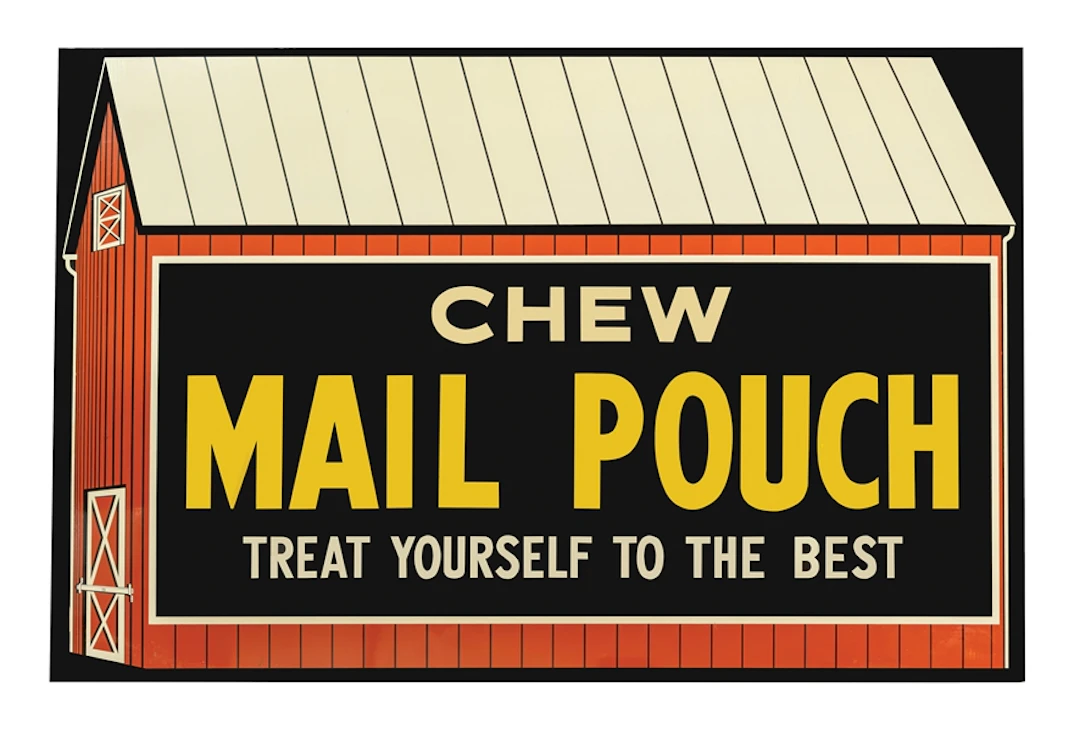 CHEW MAIL POUCH TOBACCO SIGN