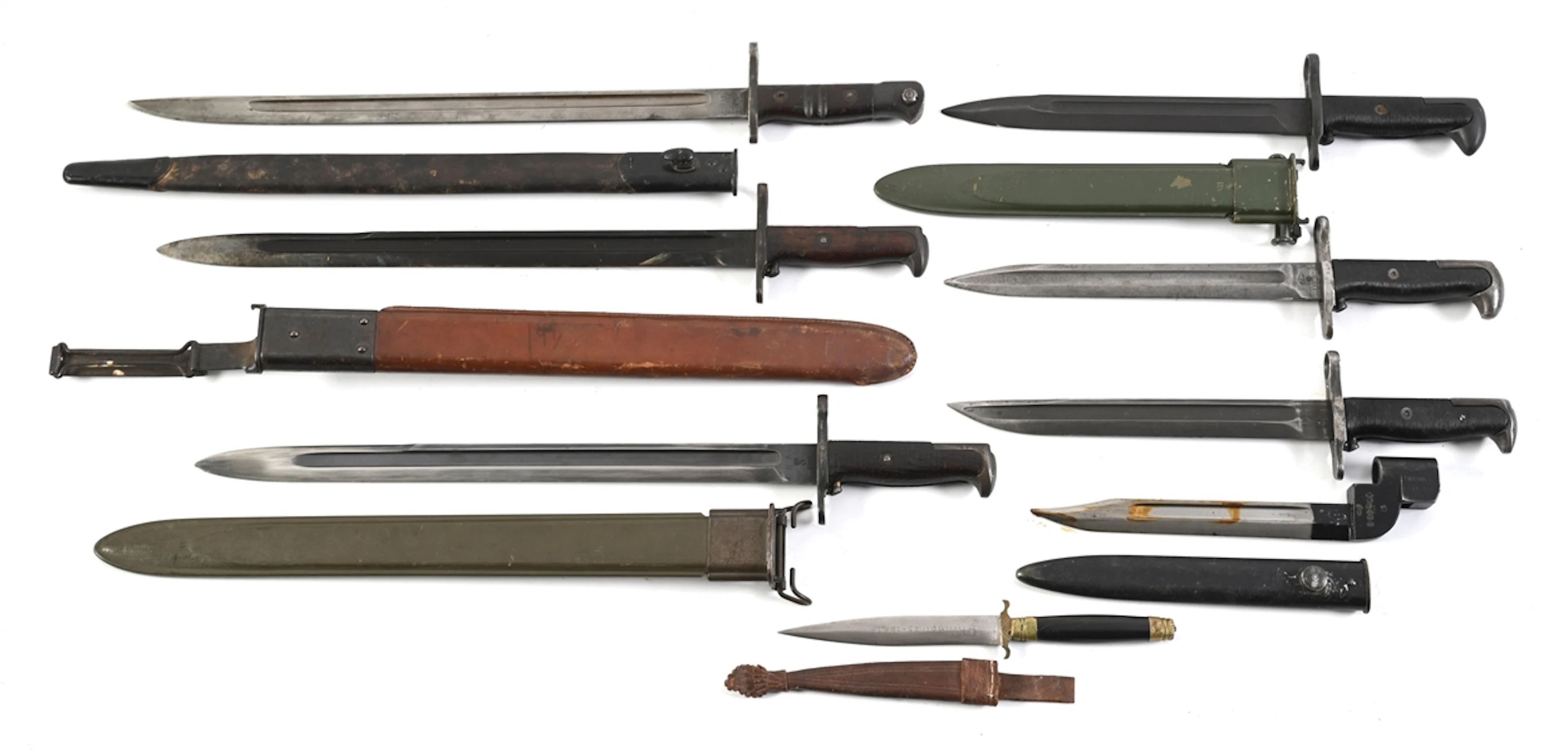 LOT OF 8: US WWI-POST-WWII BAYONETS