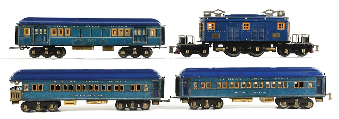 LOT OF 4: AMERICAN FLYER STANDARD GAUGE PRESIDENT'S SPECIAL
