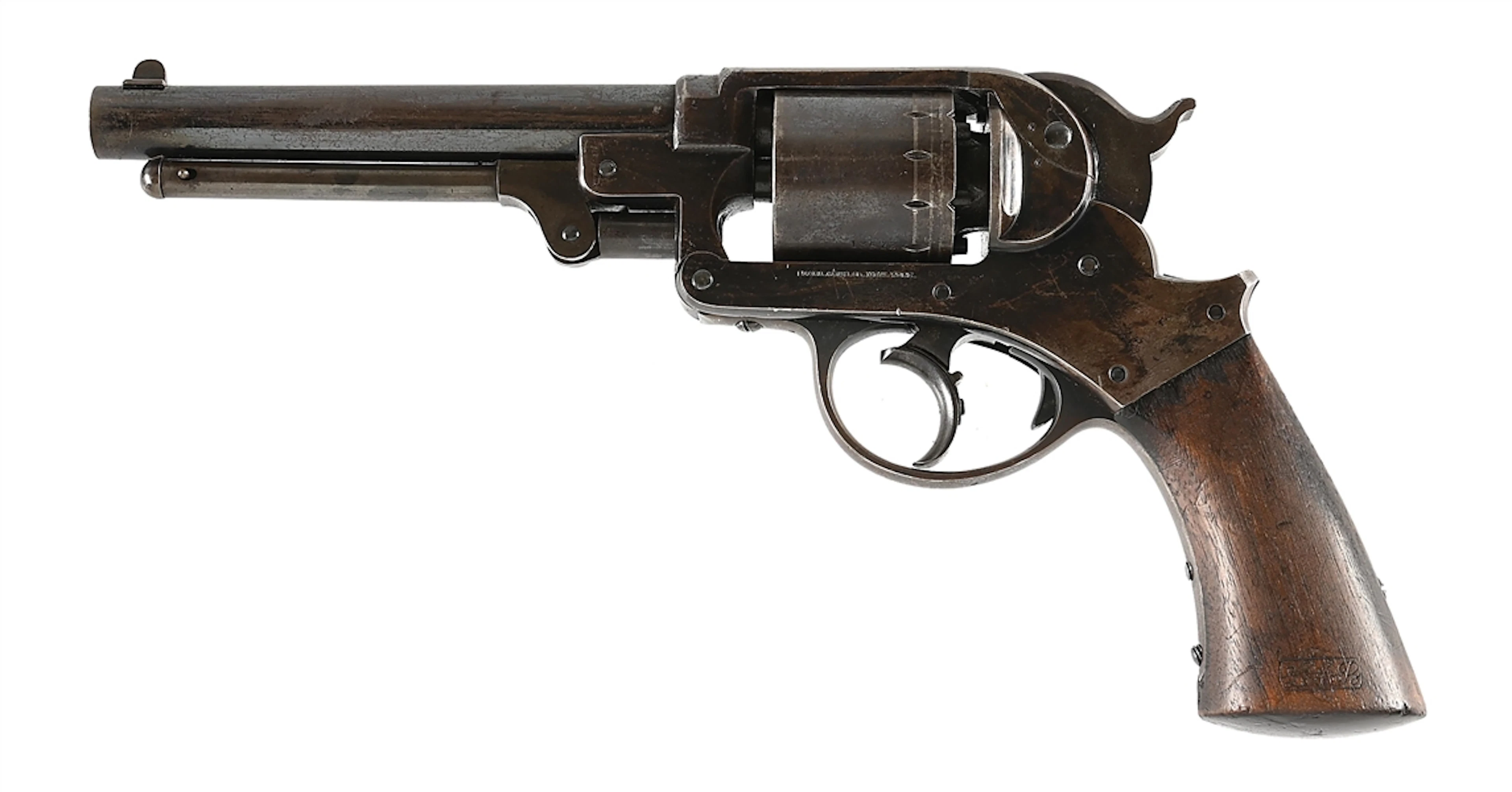 (A) STARR MODEL 1858 ARMY DOUBLE ACTION PERCUSSION REVOLVER