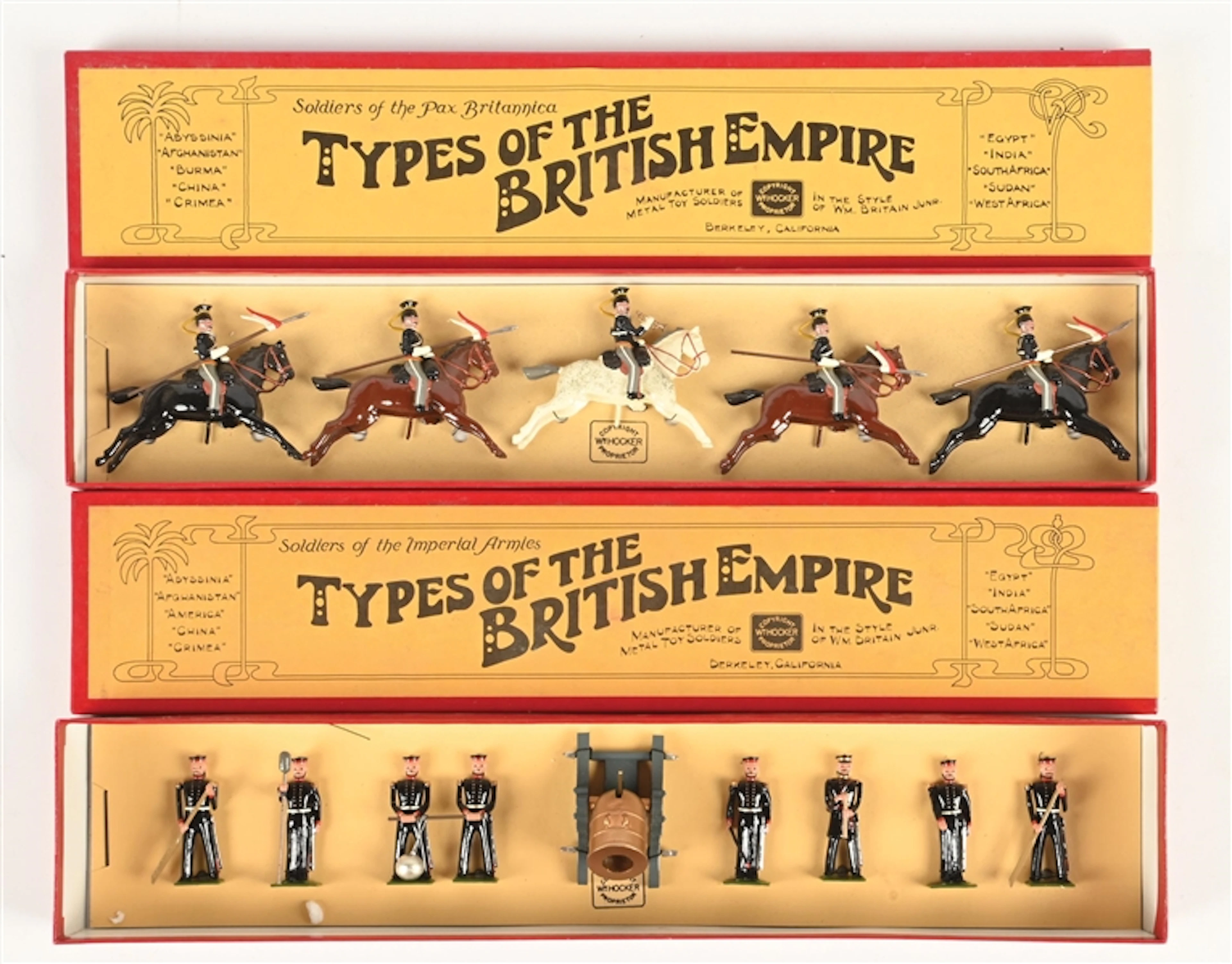 LOT OF 2: WM HOCKER TYPES OF THE BRITISH EMPIRE 17TH LANCERS & ROYAL