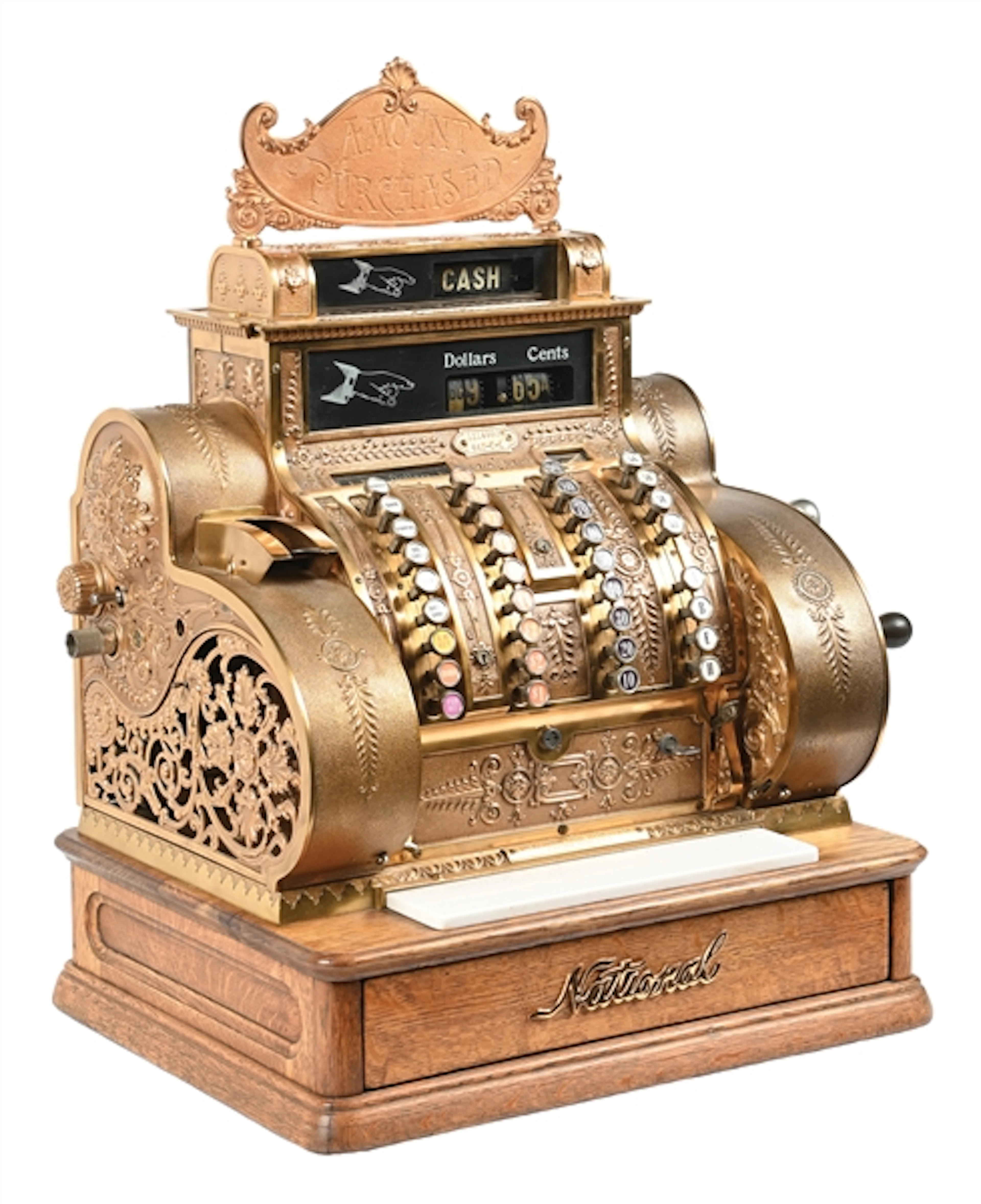 NATIONAL CASH REGISTER MODEL 442 E-L SERIAL 1214990W