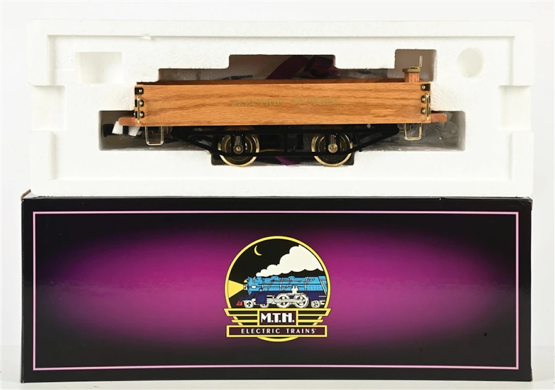MTH STD. GAUGE LIONEL REPRODUCTION 2 - 7/8" SCALE MOTORIZED WOODEN