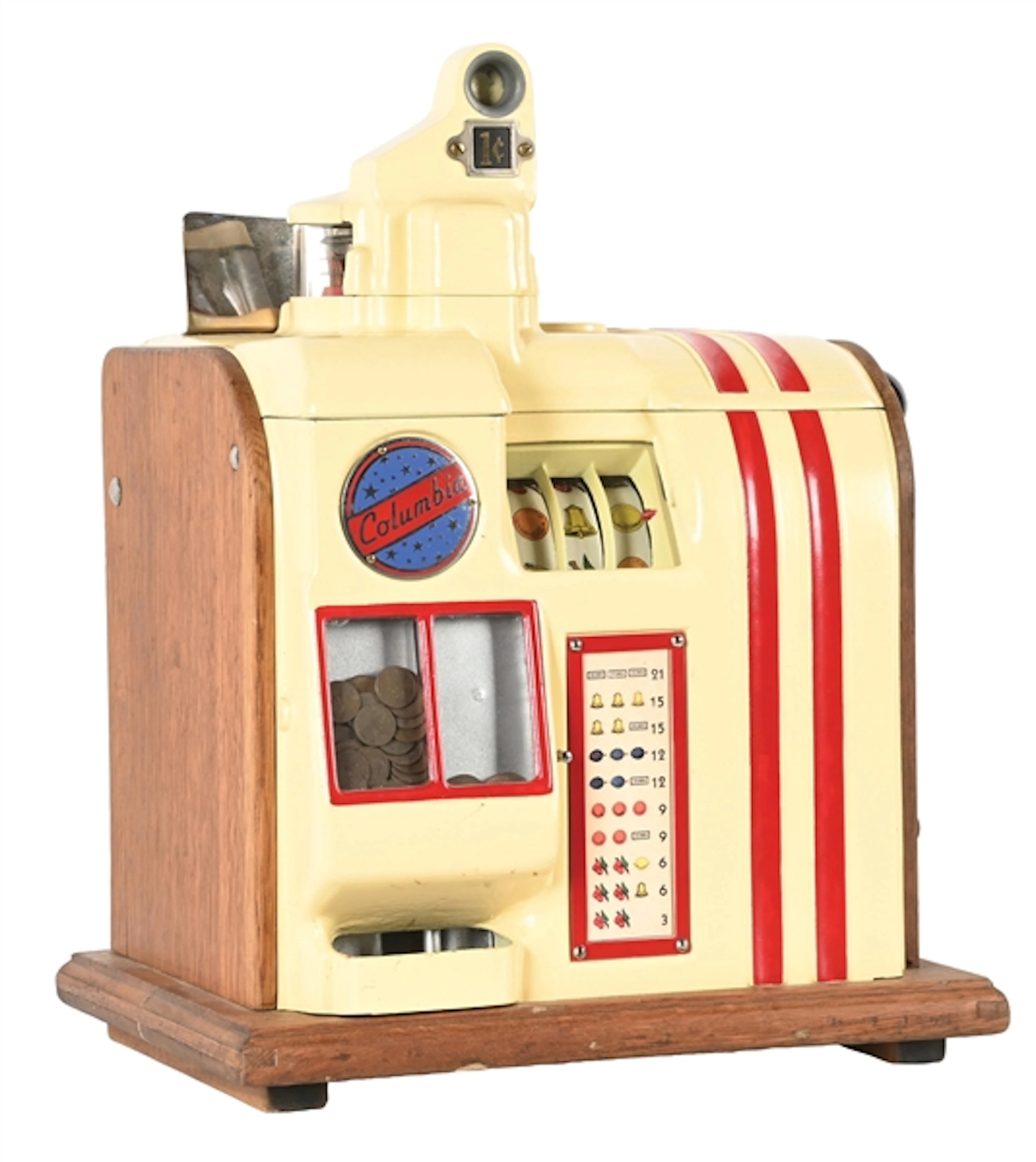 1¢ GROETCHEN COLUMBIA SLOT MACHINE