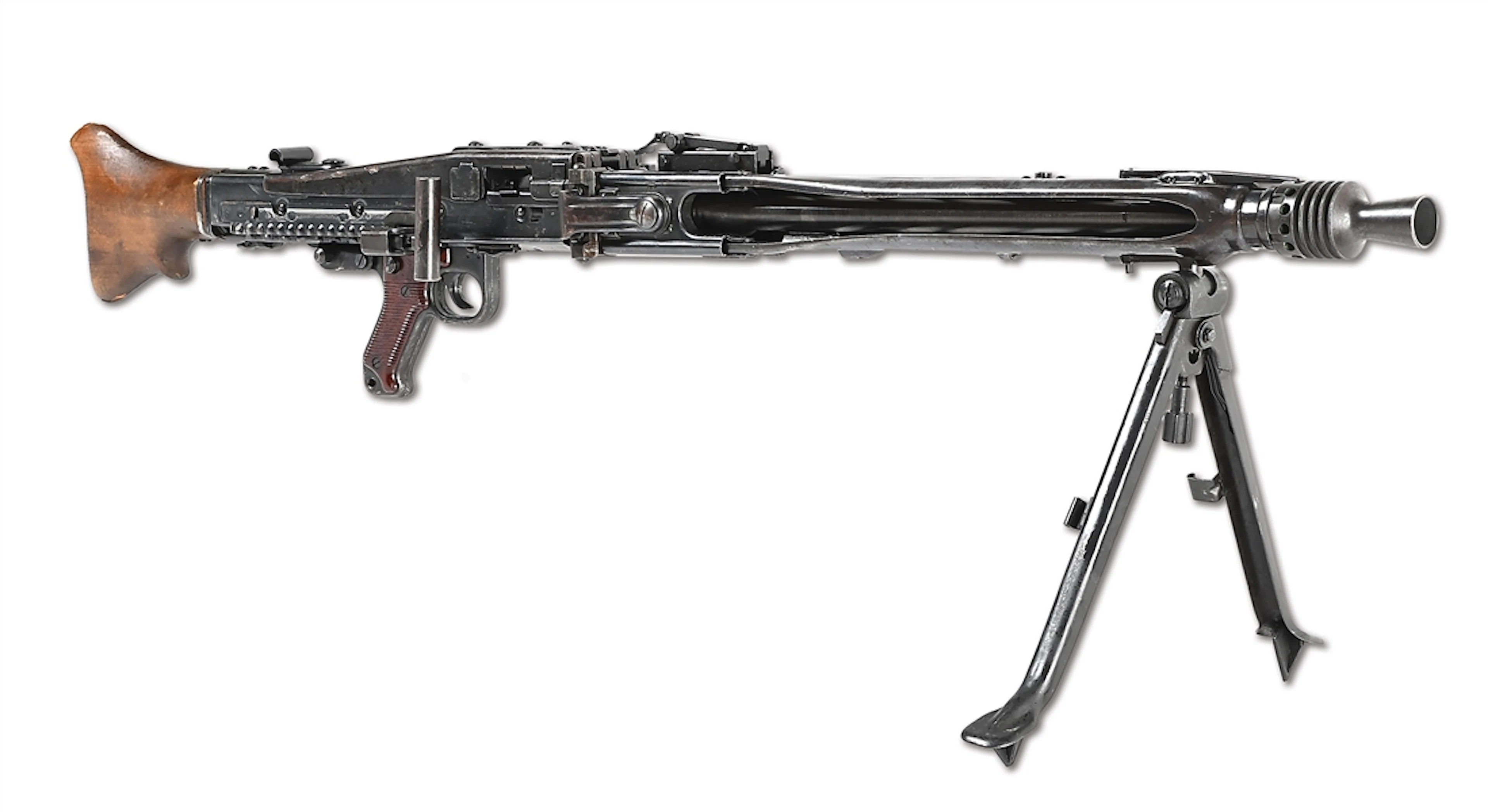 (N) EXCEPTIONAL MATCHING GERMAN WWII MG-42 MACHINE GUN WITH PROVENANCE